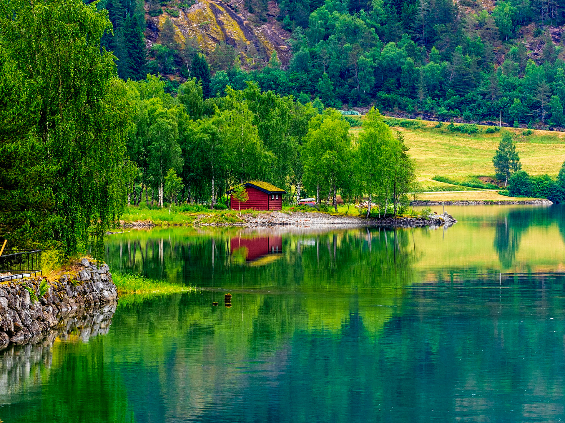 Ein weiteres Bild aus der Norwegen Idylle

Another picture from the Norway countryside idyll
