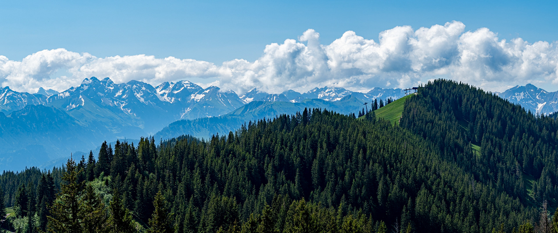 mit Weiherkopf, Rangiswanger Horn, bis kurz vor das Sigiswanger Horn und wieder zurück