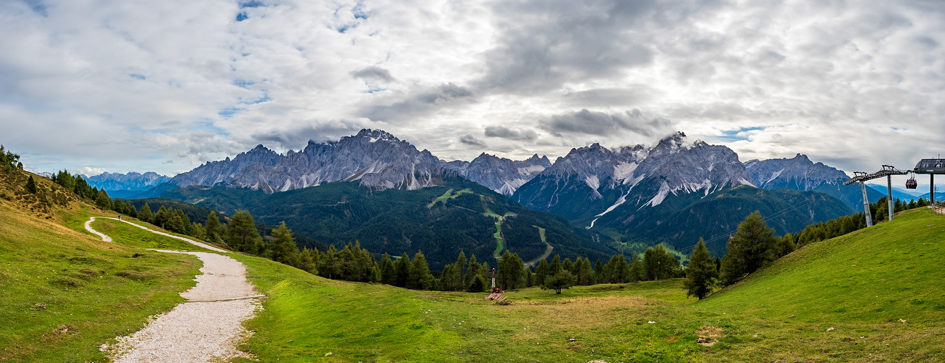Mit der Drei Zinnen Bahn zum Stiergarten