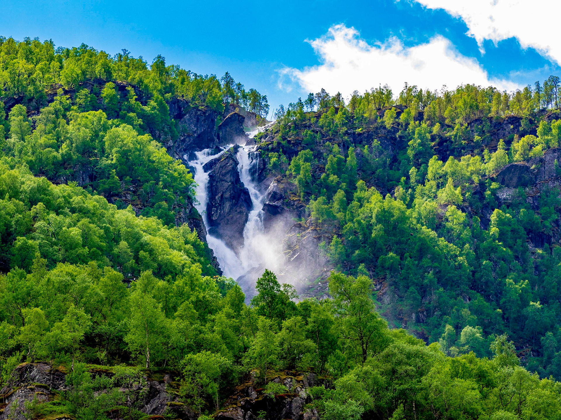 Auf dem Weg zur Buarbreen Gletscherzunge

On our way to the Buarbreen glacier tongue