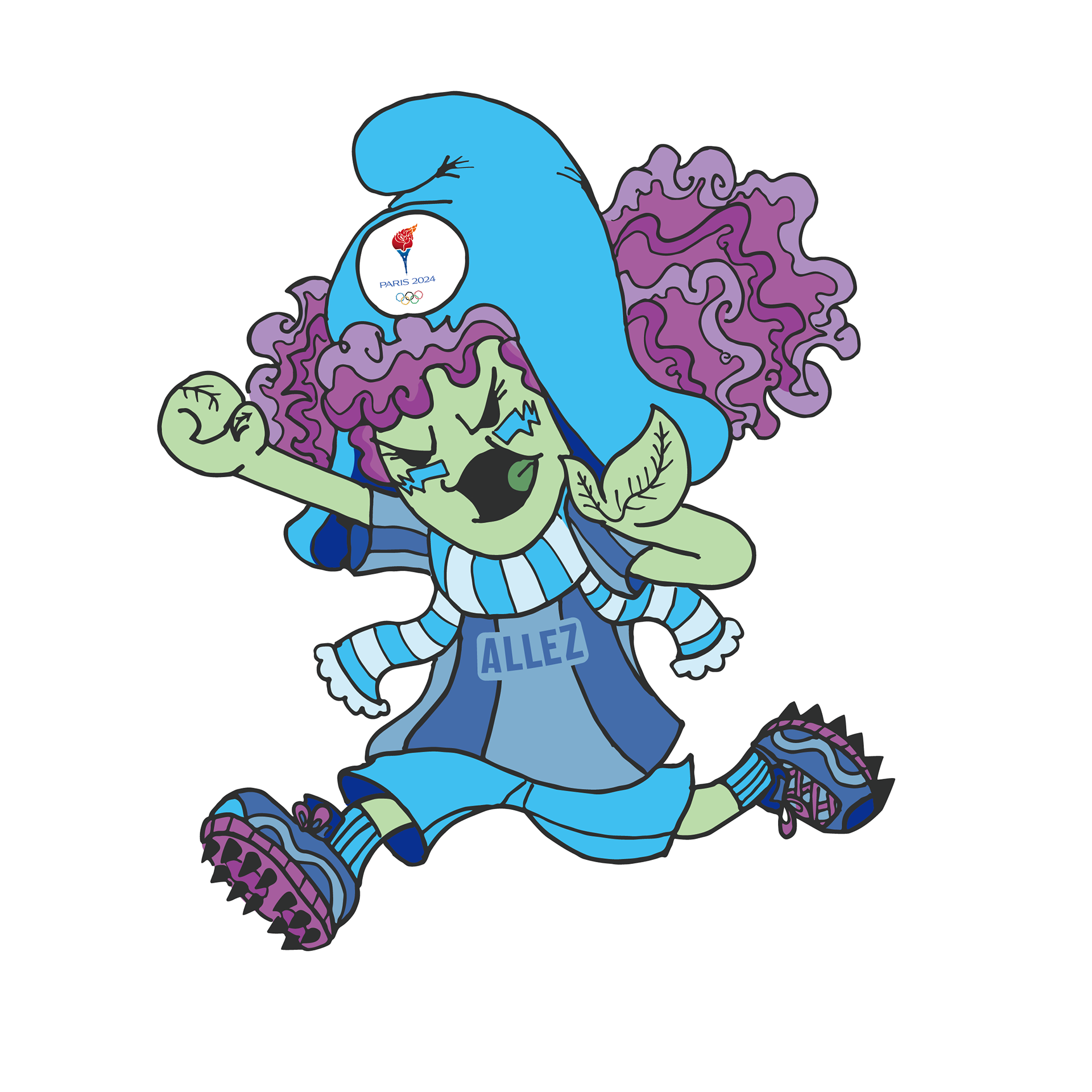 Olympic mascot, "Libi"