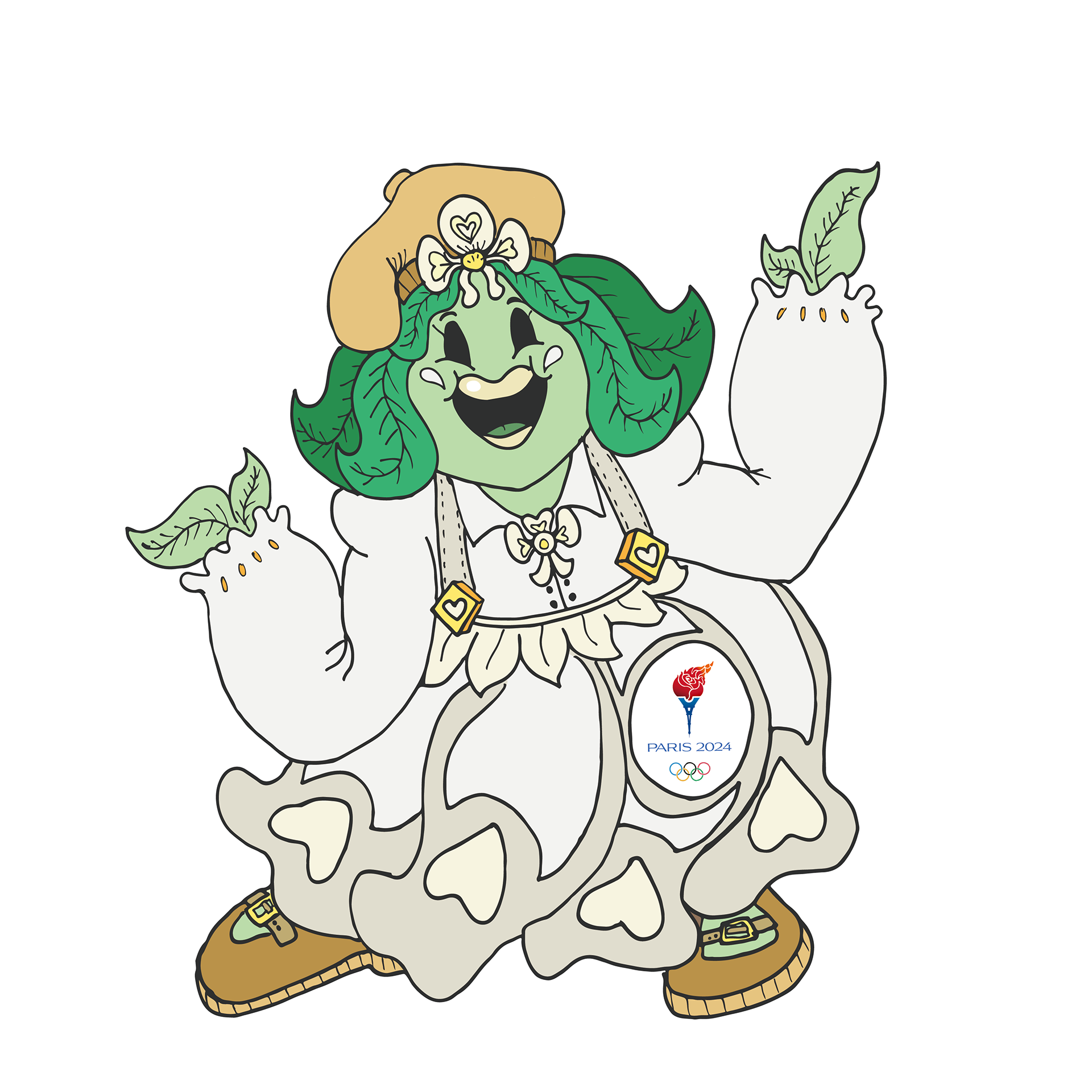 Olympic mascot, "Amie"