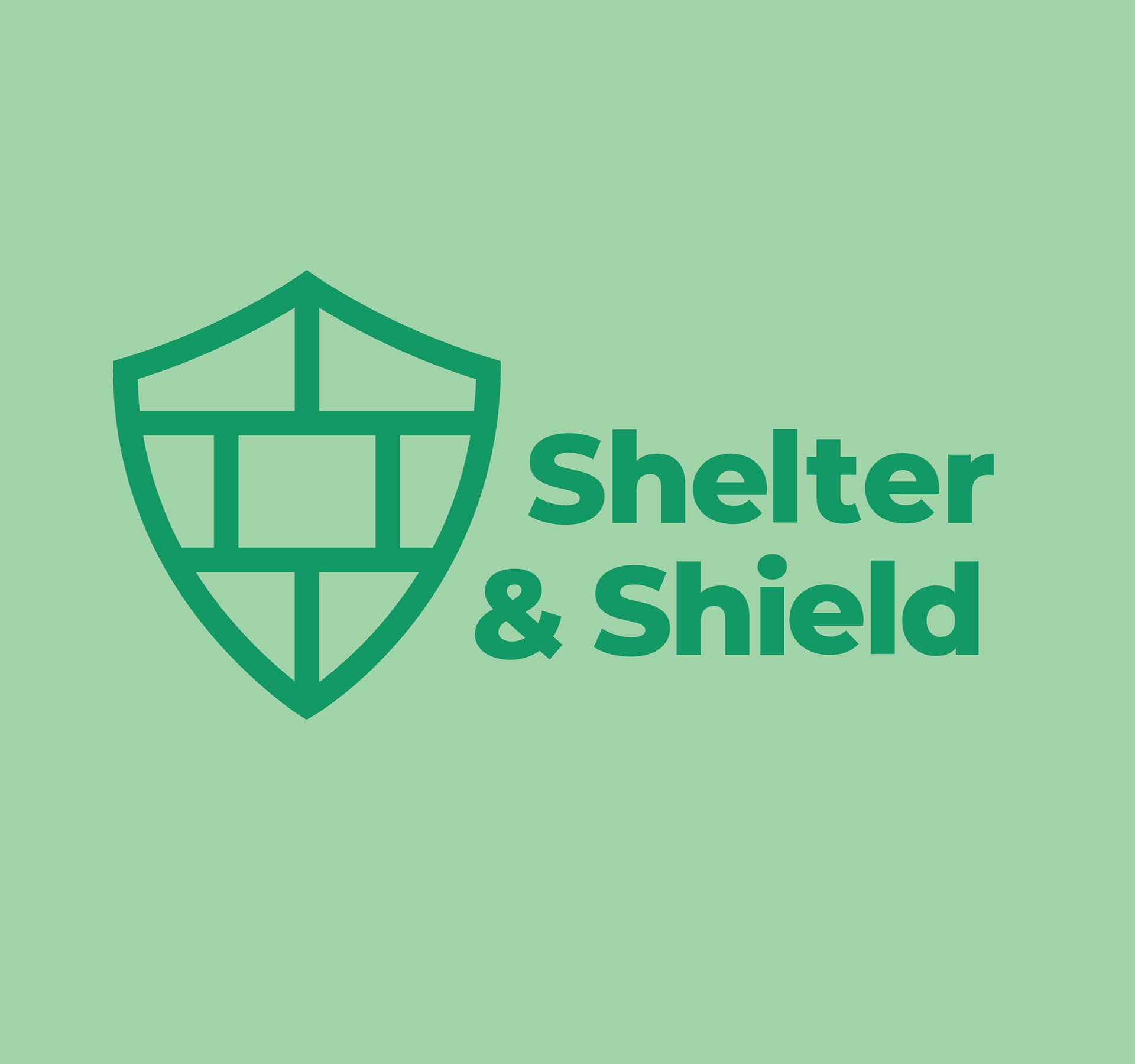 Logo for child abuse prevention consulting and training company, "Shelter and Shield"