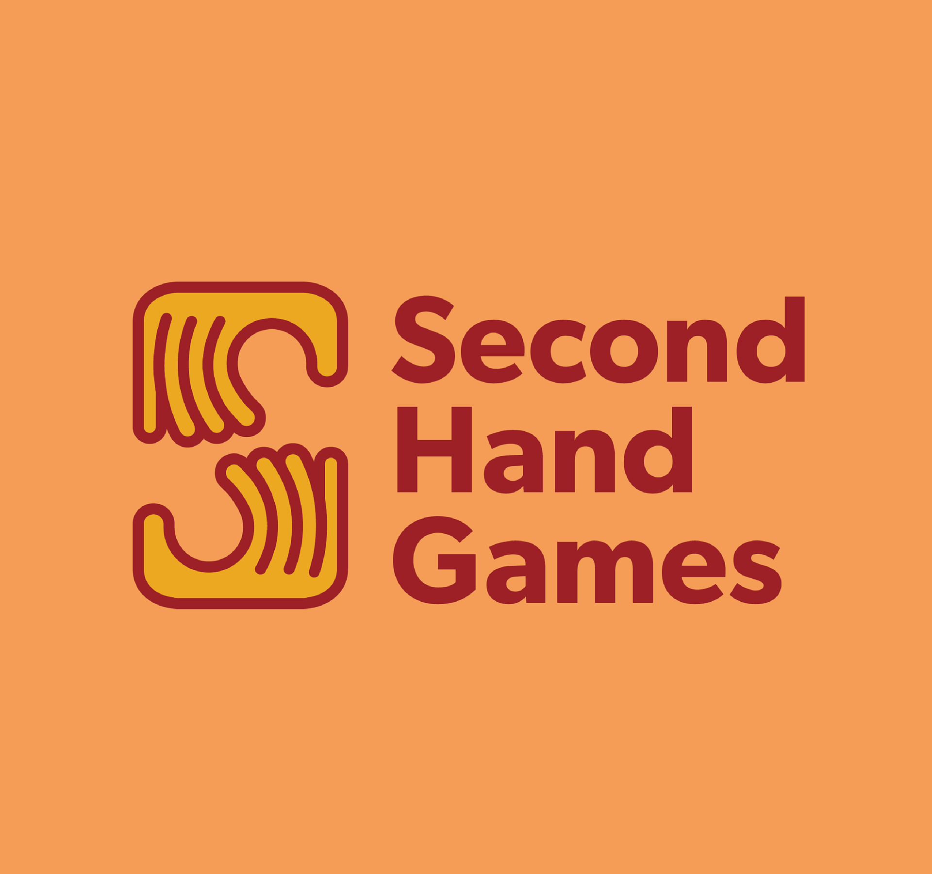Proposed logo for entrepreneurial board game company, "Second Hand Games"
