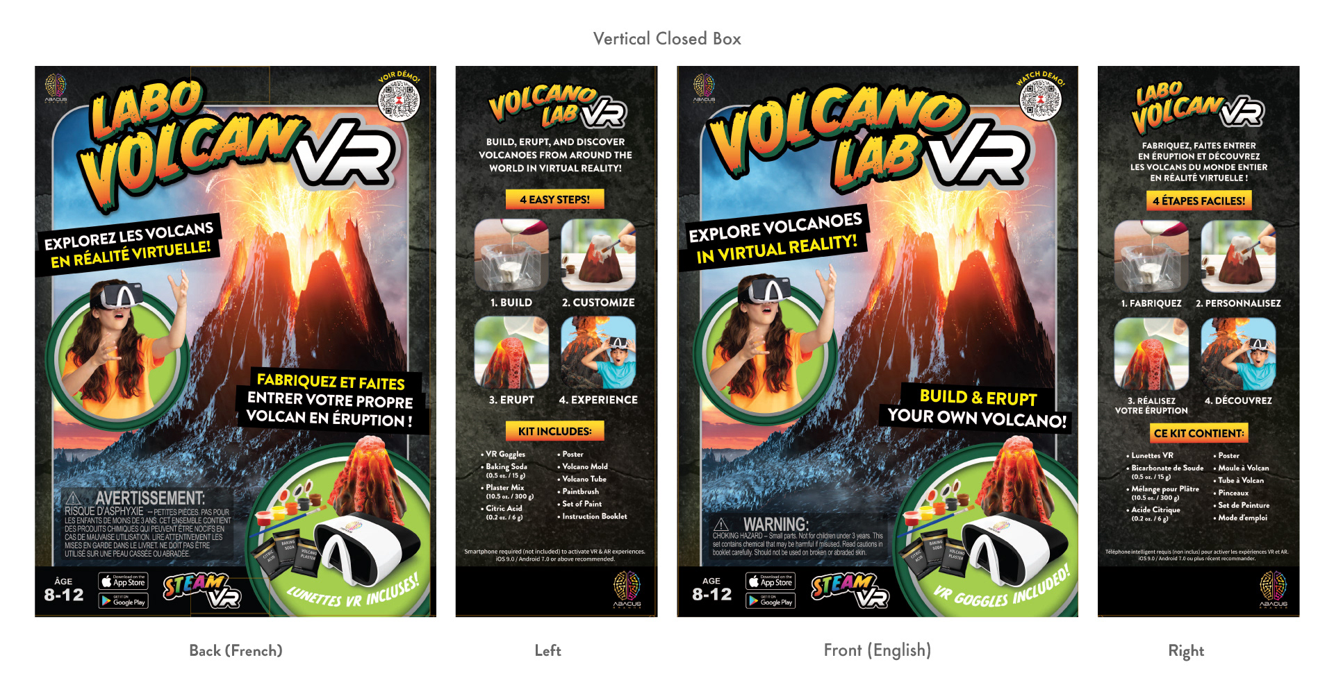 Vertical closed box design and execution for the Canadian market in English and French + product and lifestyle photos direction and editing.