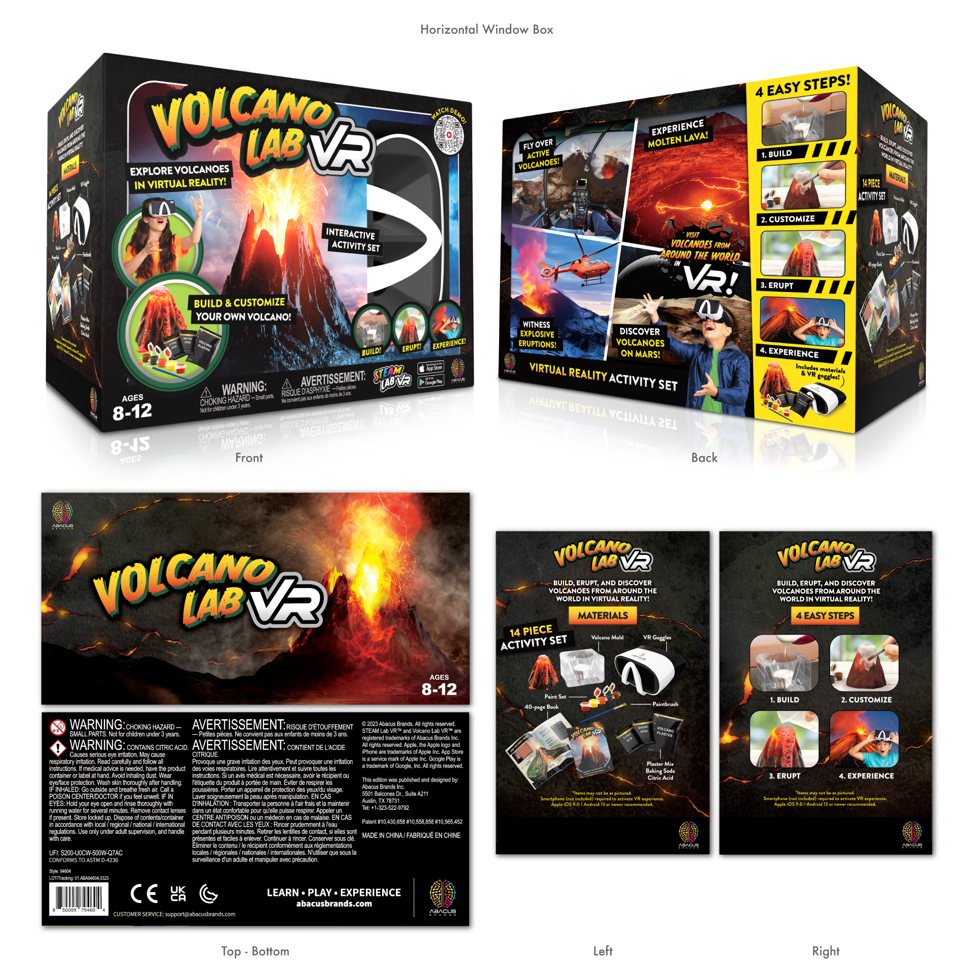 Horizontal window box design and execution + product and lifestyle photos direction and editing.