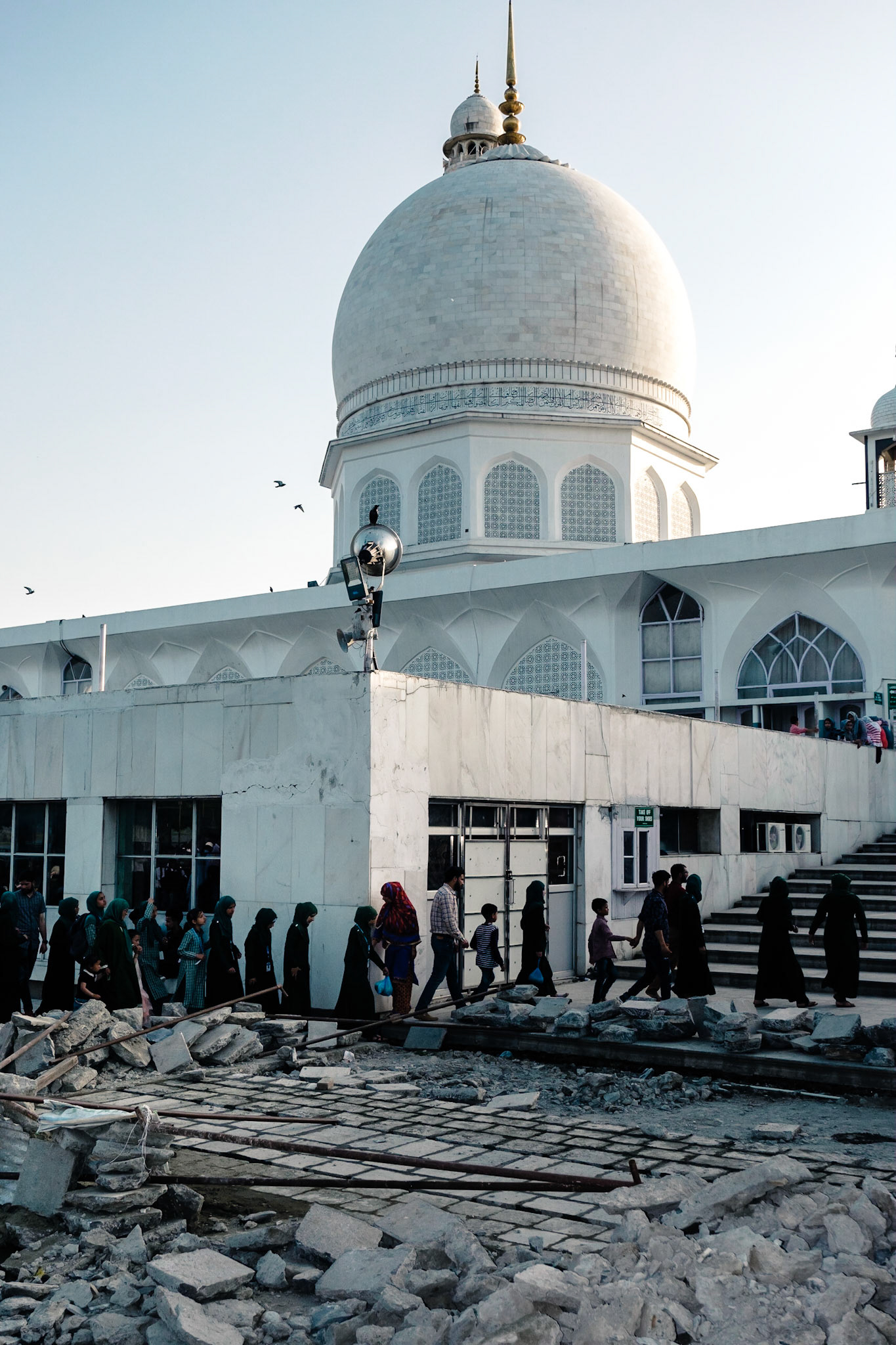 Hazratbal Shrine. Srinagar, Kashmir, 2019.