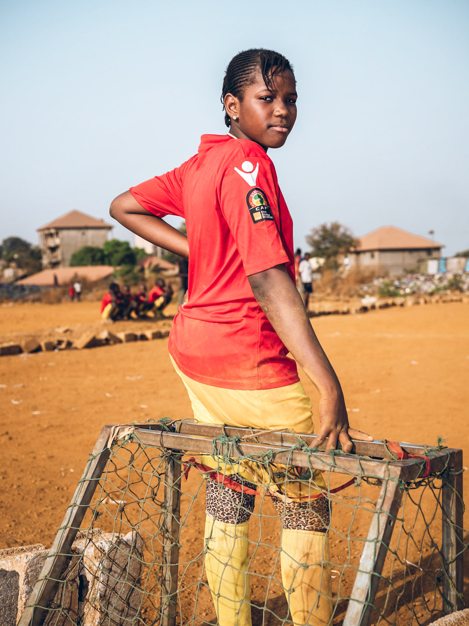 Goalkeeper. Conakry, Guinea.