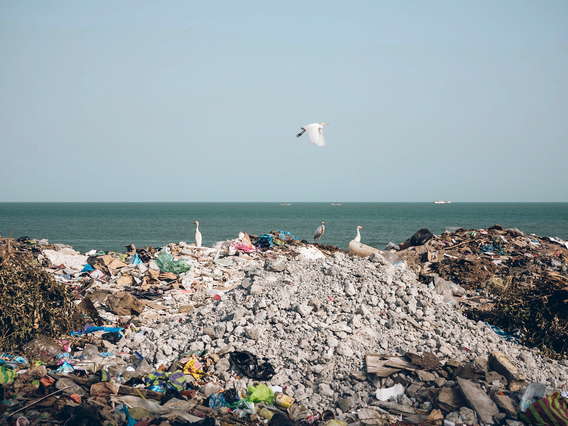 South corniche in Kaloum. Conakry, Guinea.