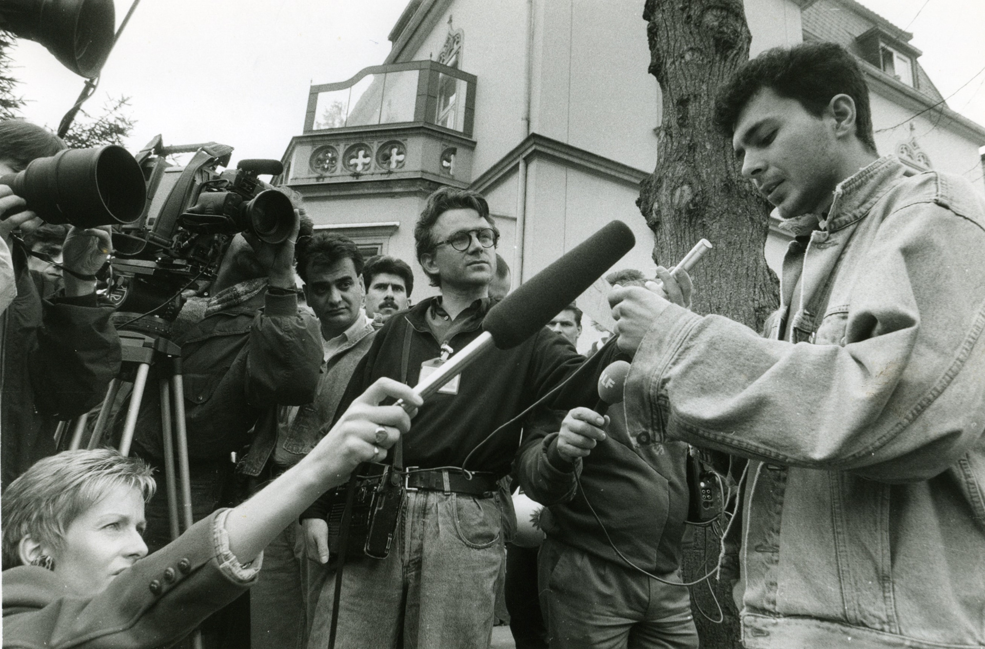 Demonstration in Plittersdorf