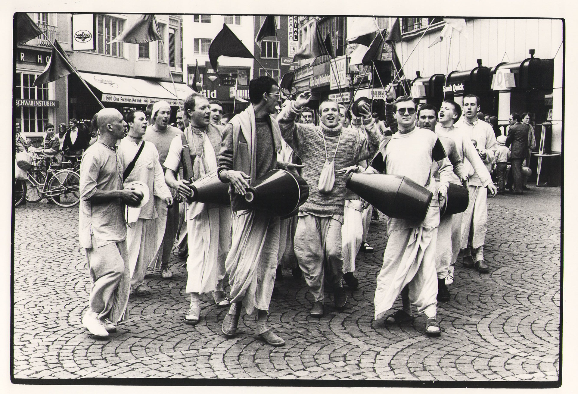 Hare-Krishna-Anhänger, Bonn Münsterplatz