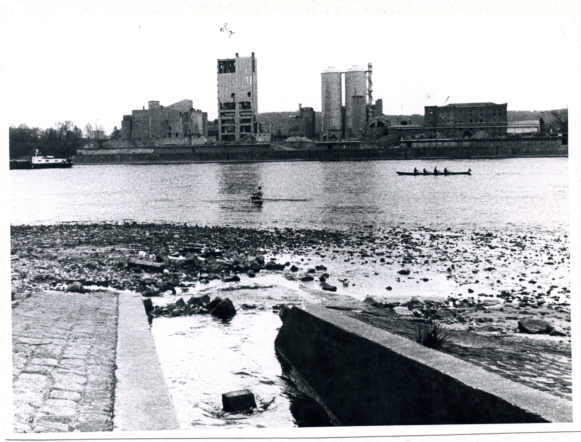 Blick auf das ehemalige Beueler Zementwerk