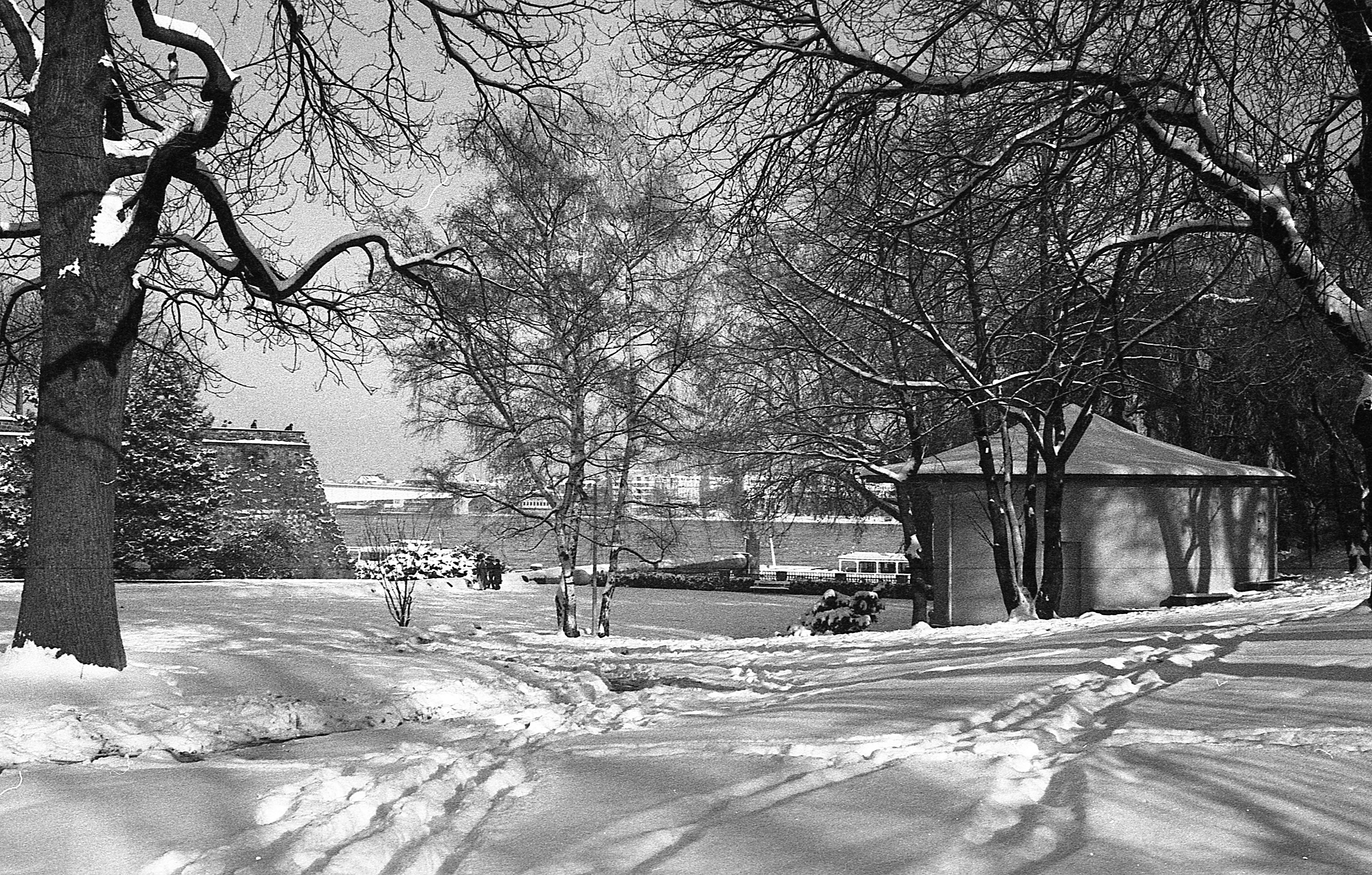 Alter Zoll, Hofgarten im Winter