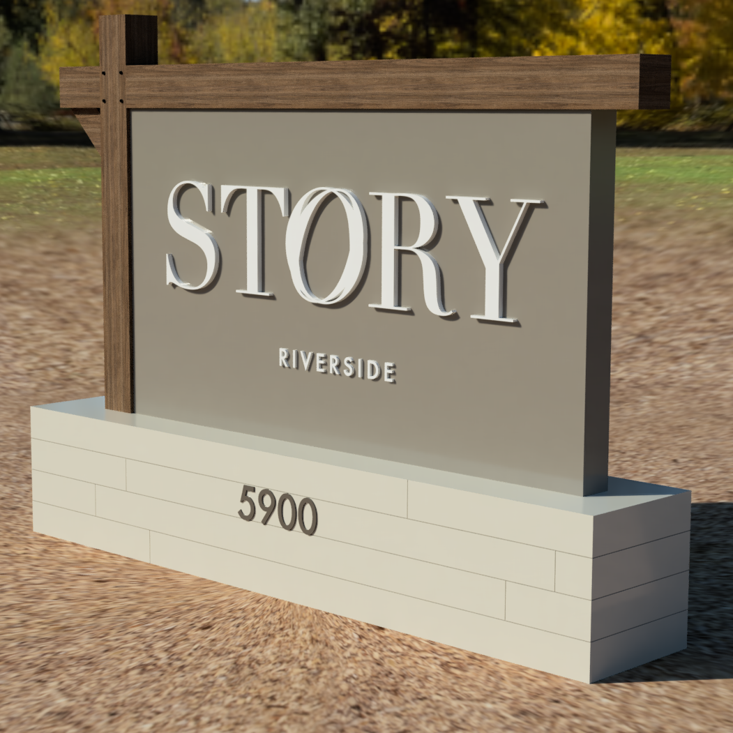 Story Riverside Apartments Monument