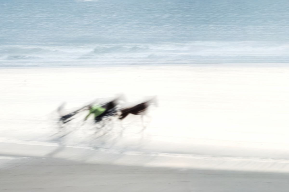 Entrainement sur la plage