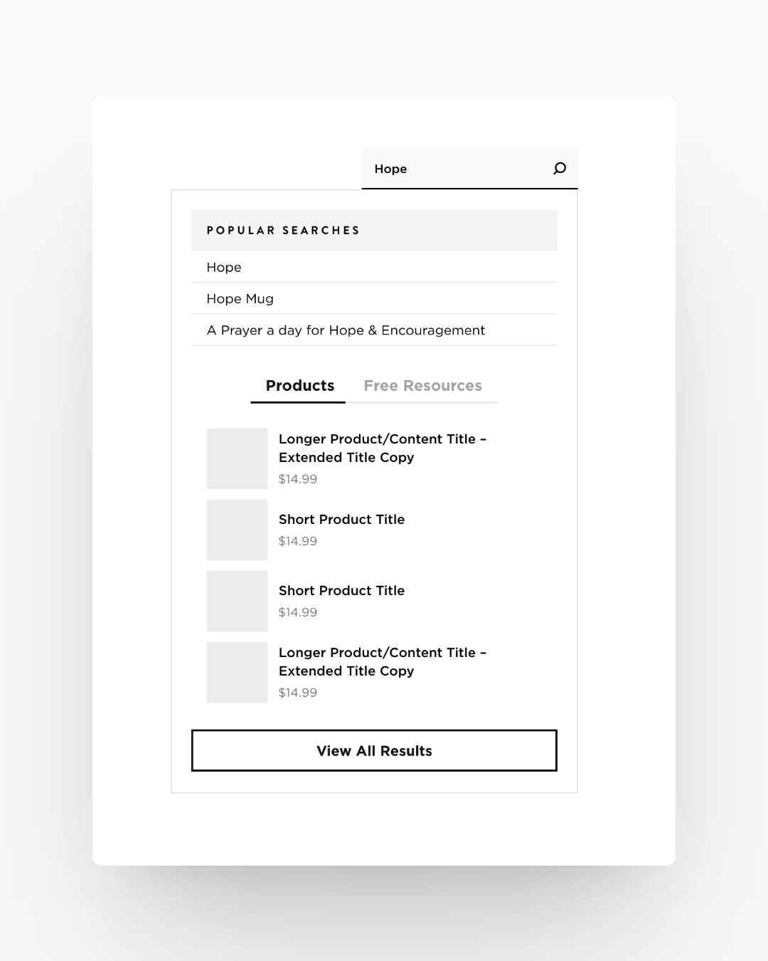 Search – Auto Complete