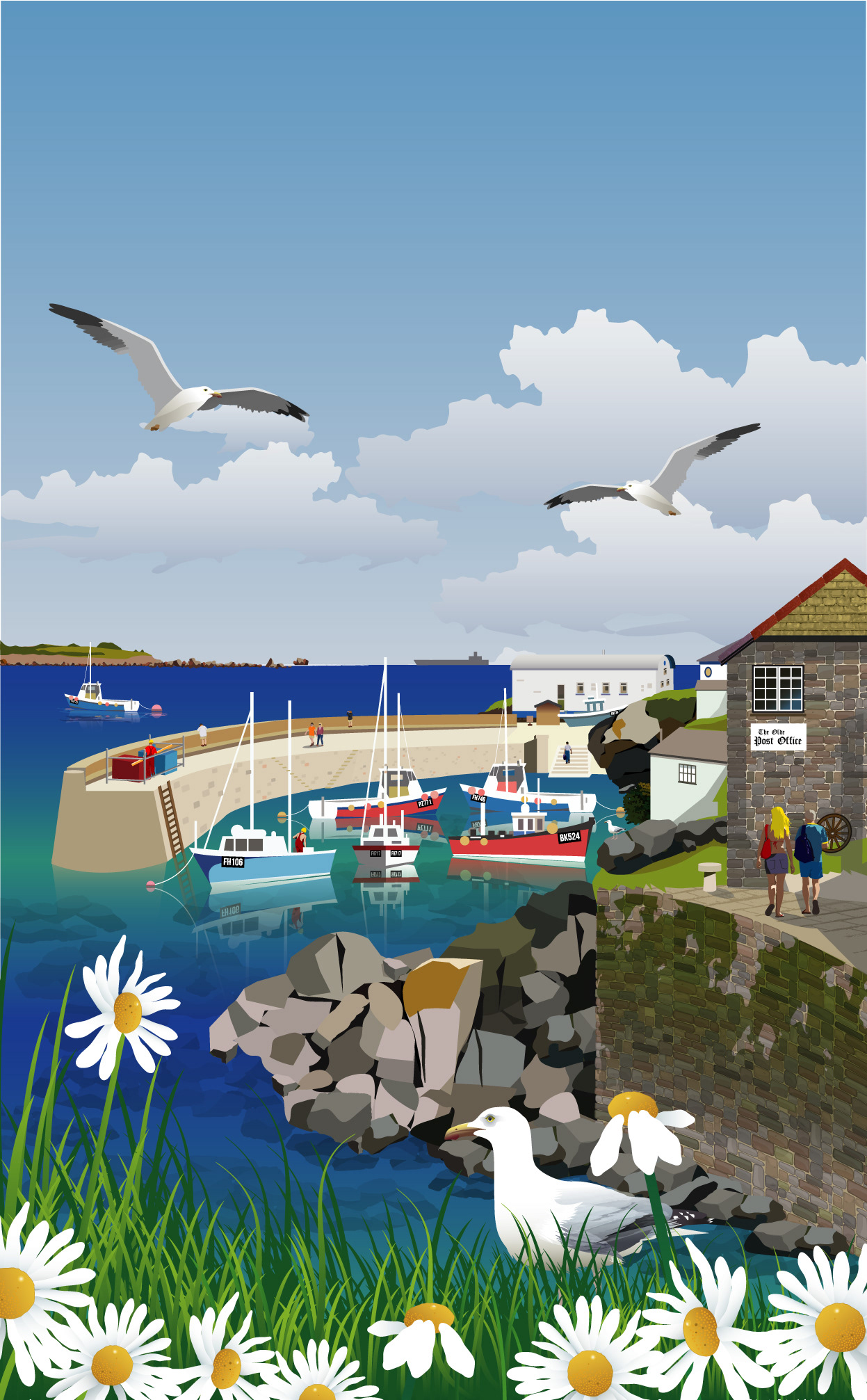 Coverack Harbour, The Lizard, Cornwall