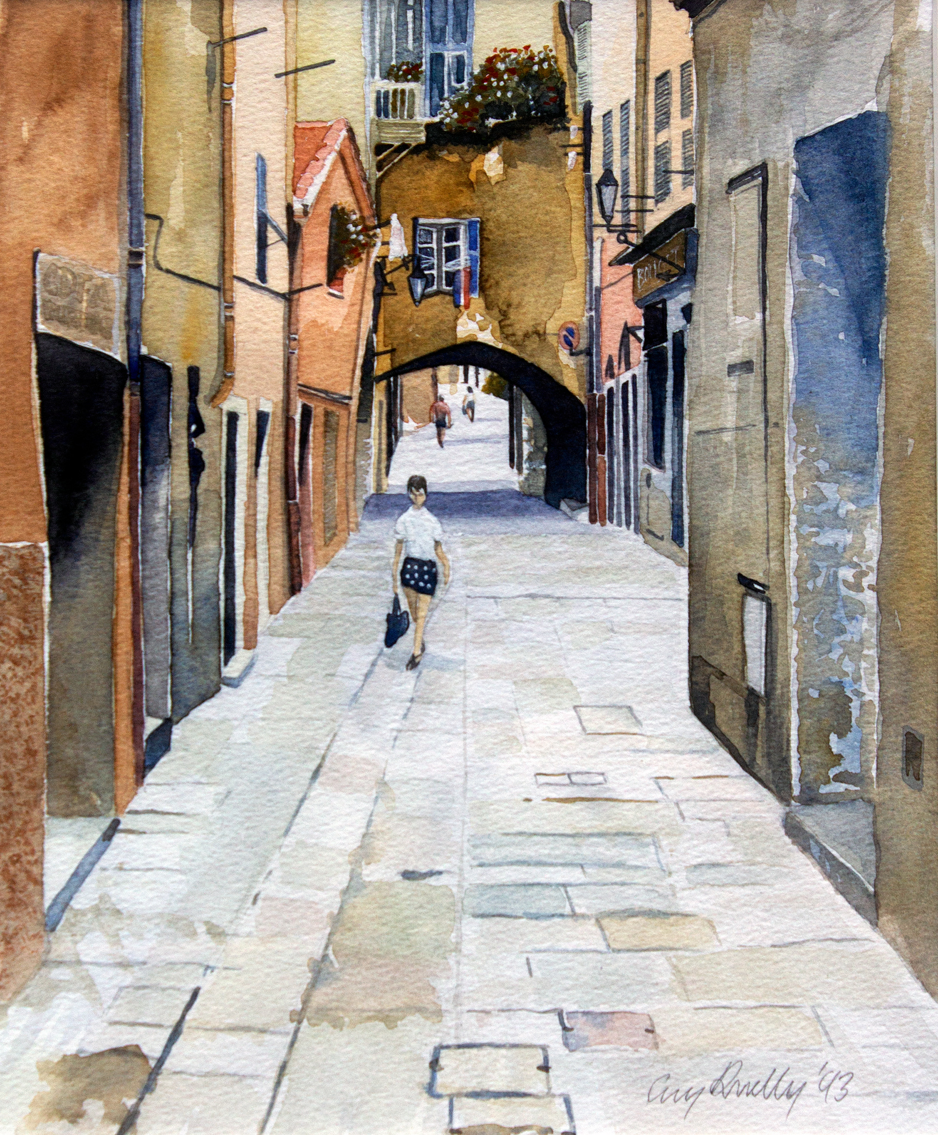 Nice, France - Watercolour