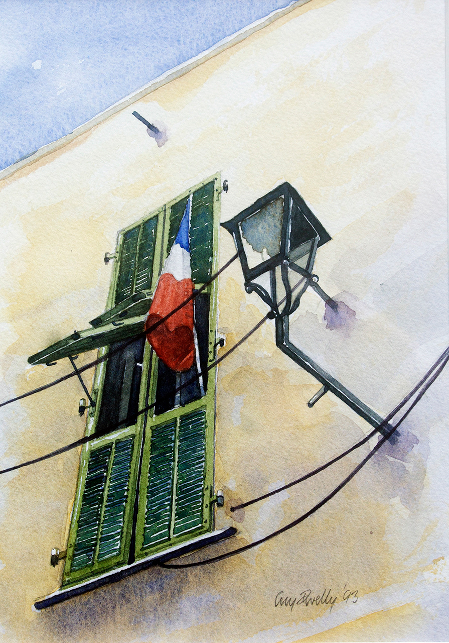 Quatorze Juillet, France - Watercolour