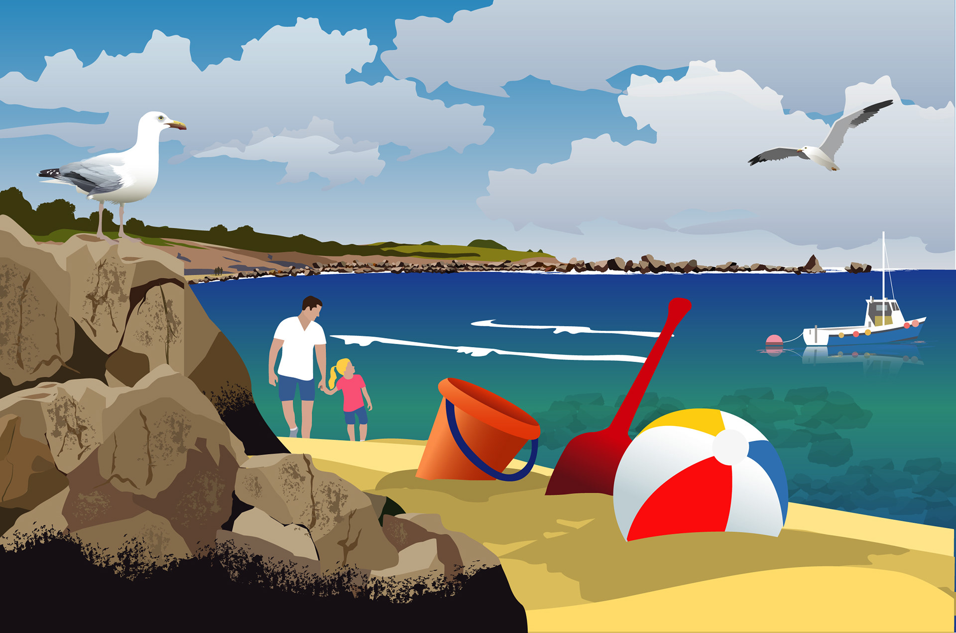 Lowland Point, The Lizard, Cornwall