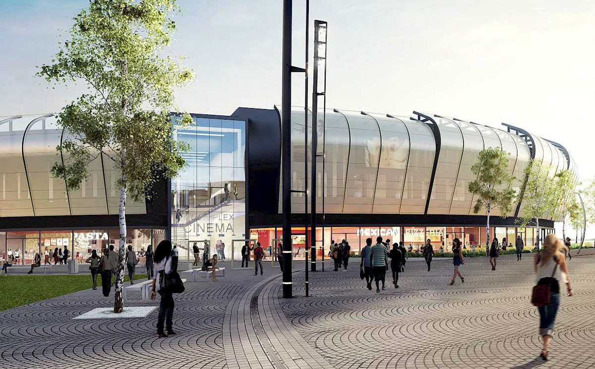 Cinema & Retail Complex in Ashford, Kent