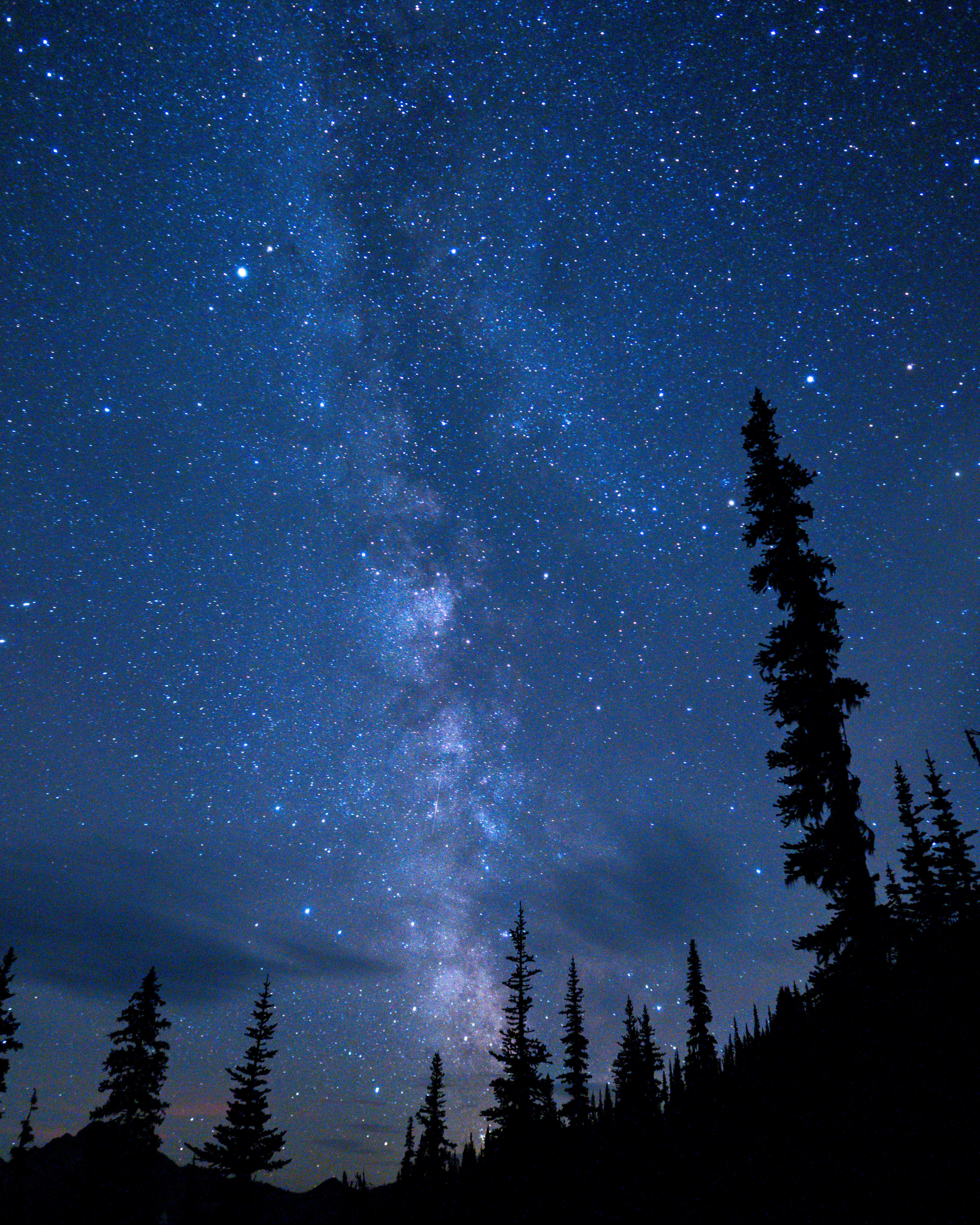 Milky way, Cradle Lake, Alpine Lakes Wilderness, WA