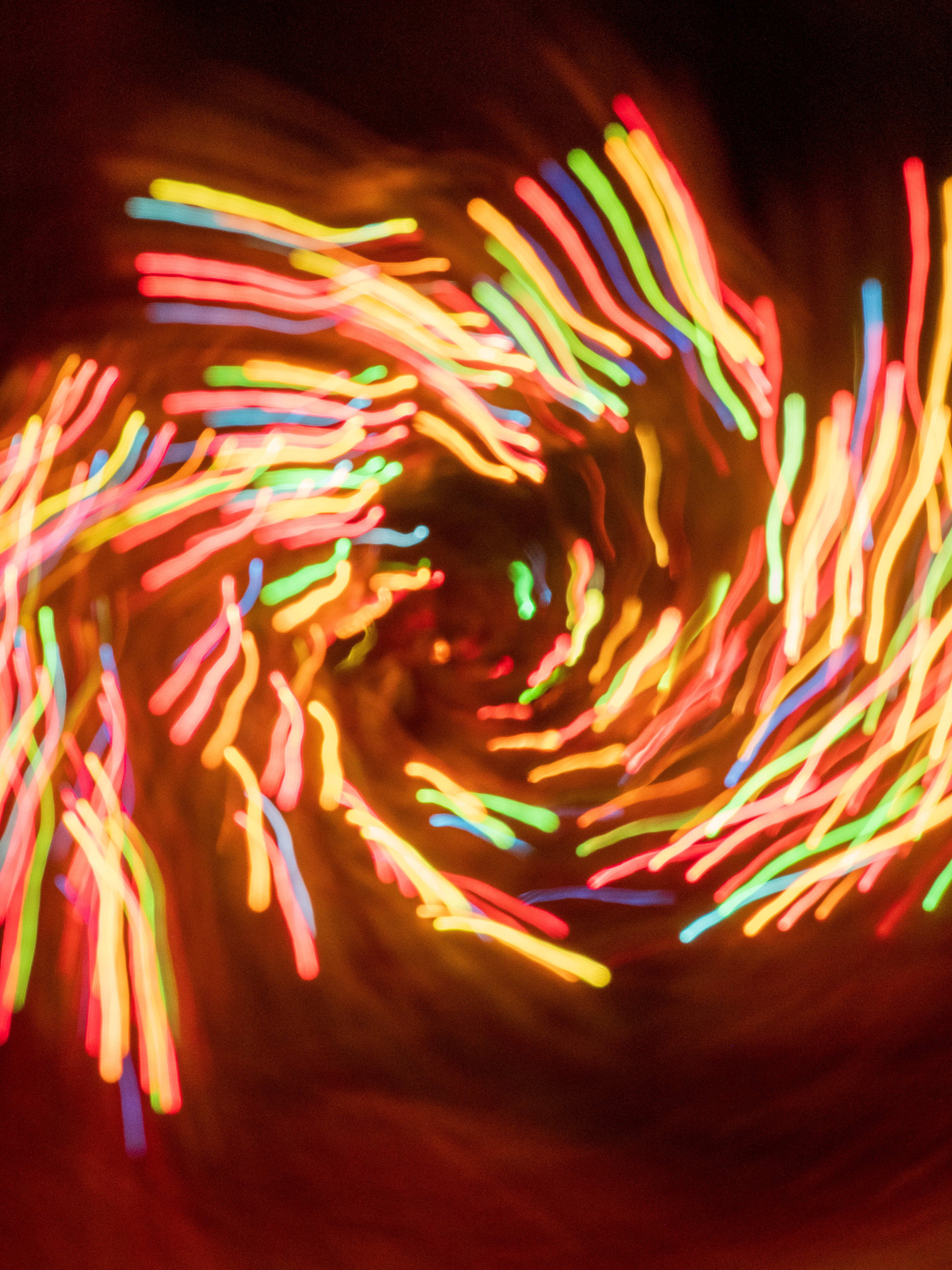 Holiday lights in color