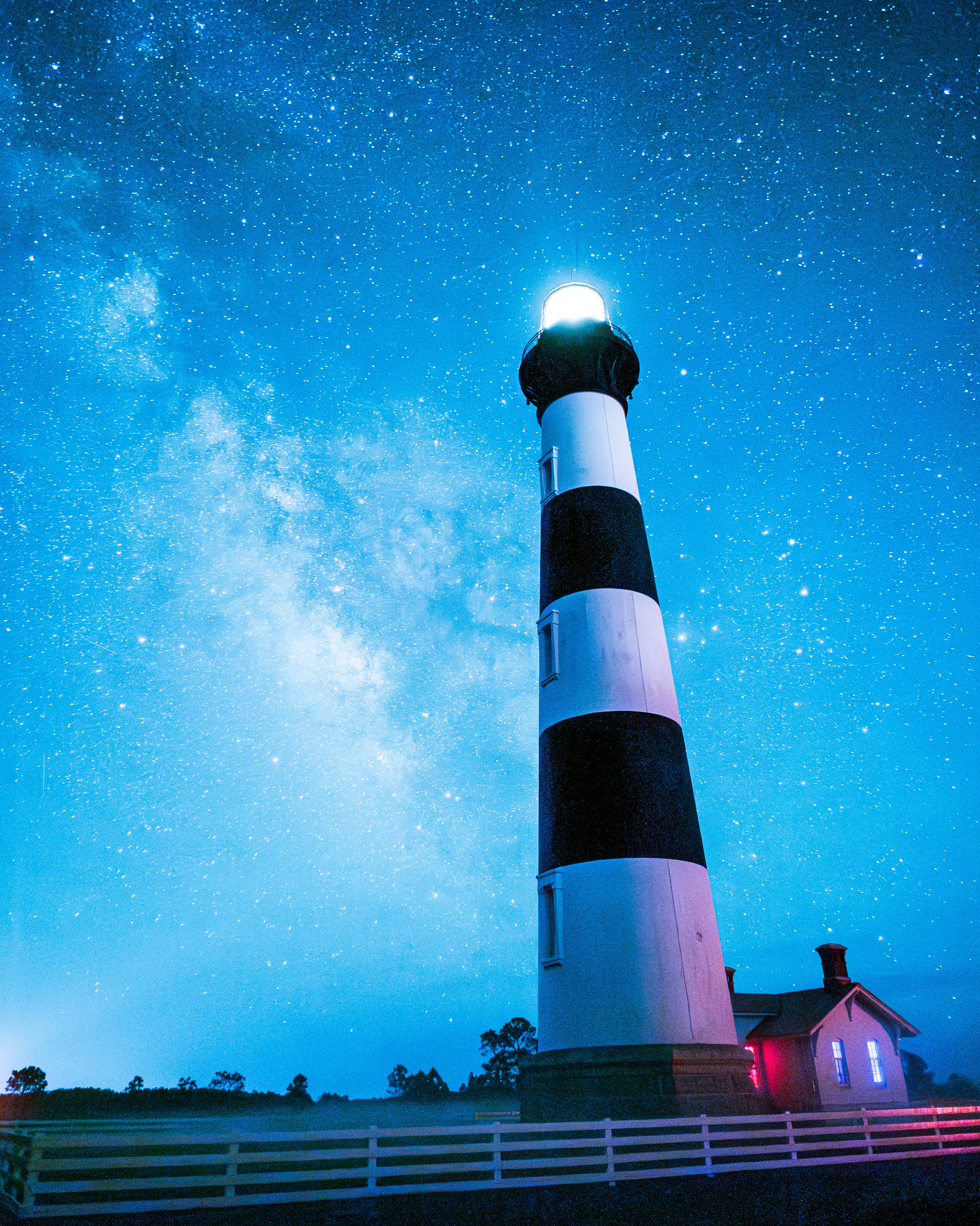 Milky Way Galaxy at Bodie Lighthouse