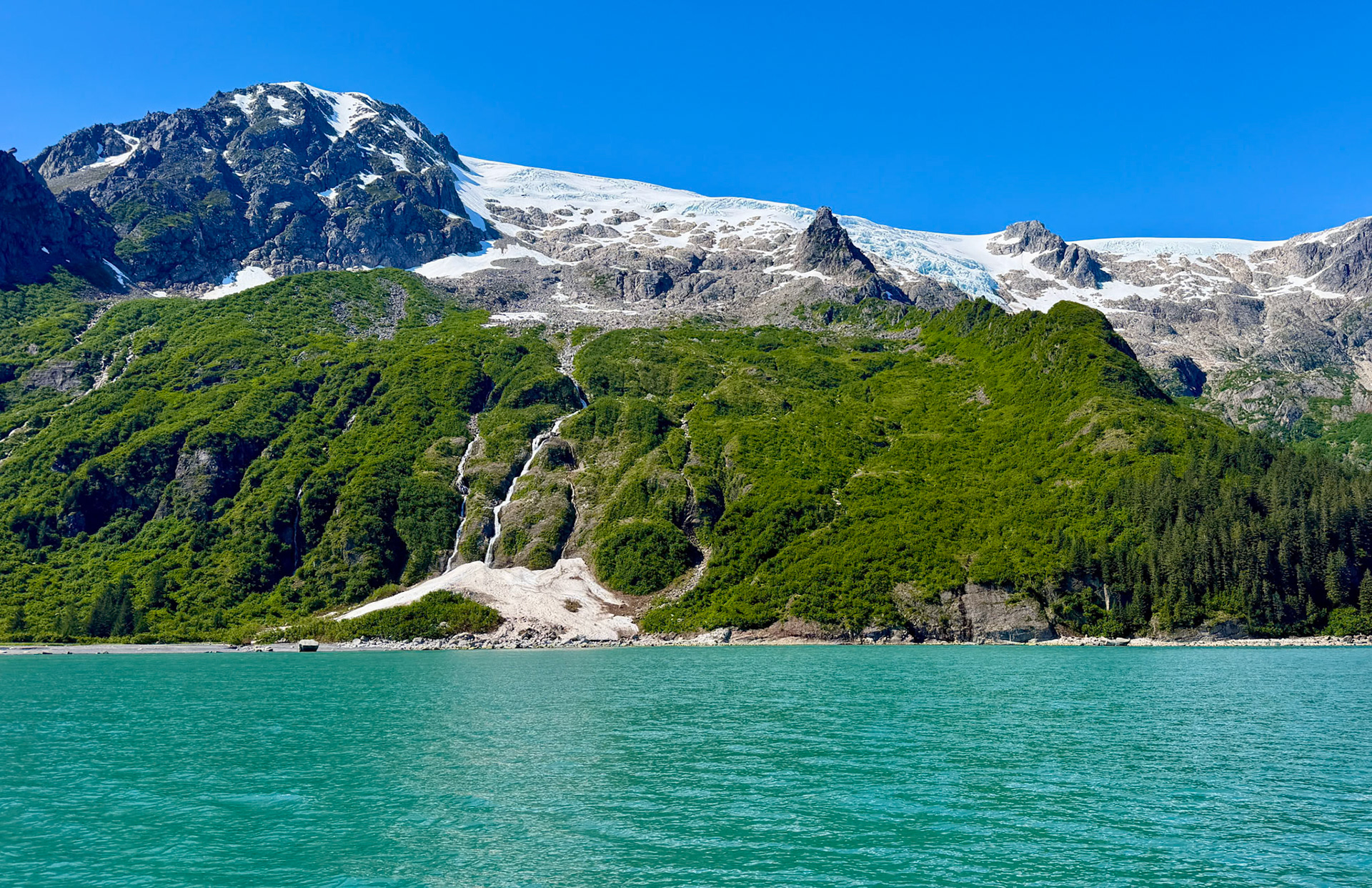 Unnamed glacier on Harris Pennisula, Kenai Fjords National Park, AK