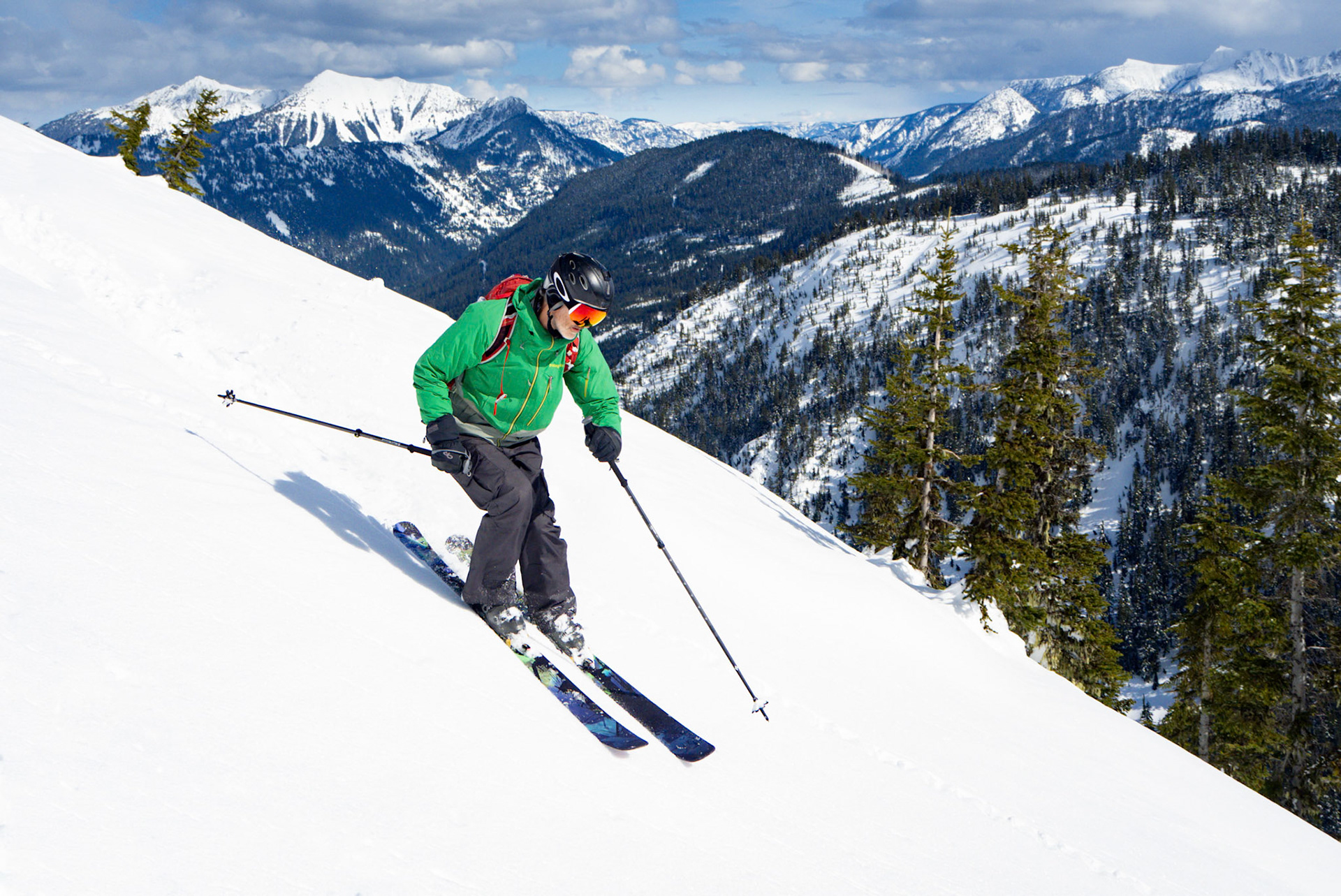 Tye Mtn, (Rock Mtn in background) Stevens Pass, WA