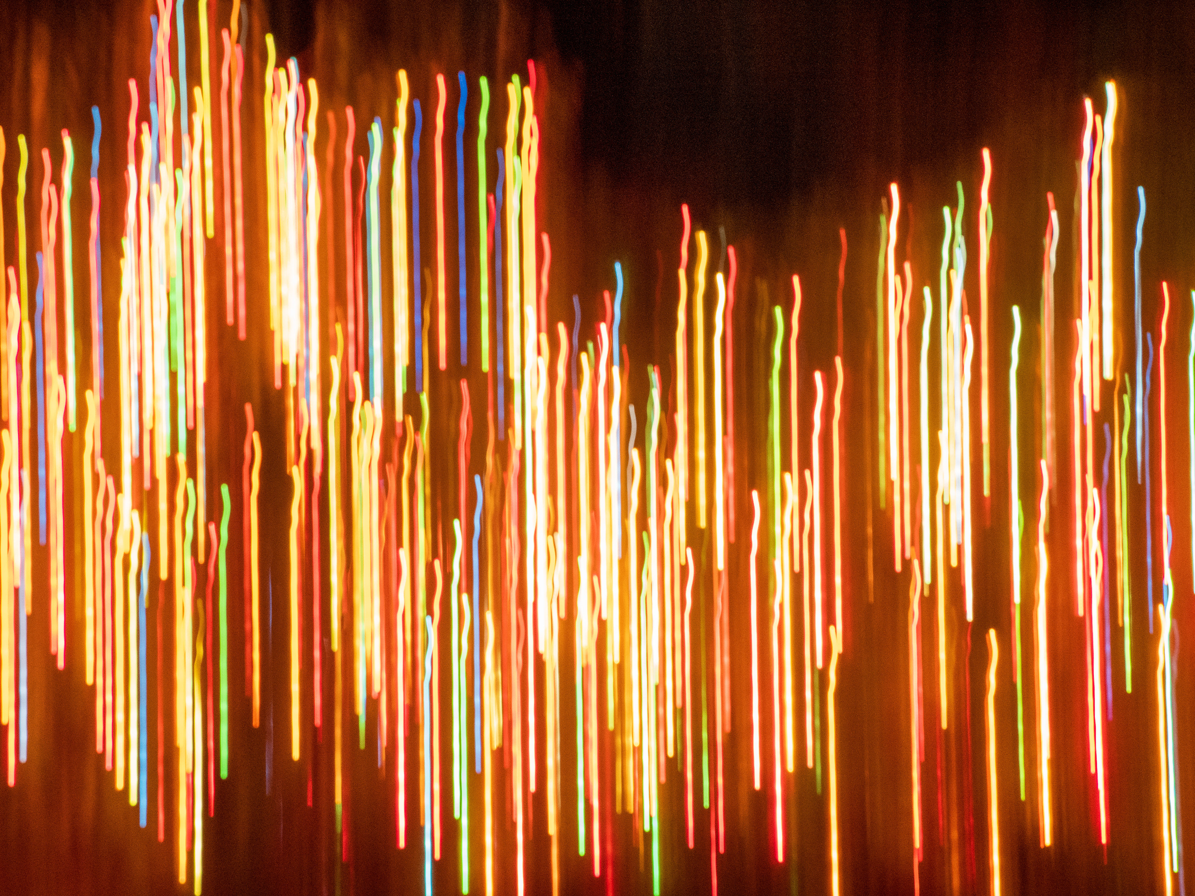 Holiday lights in color