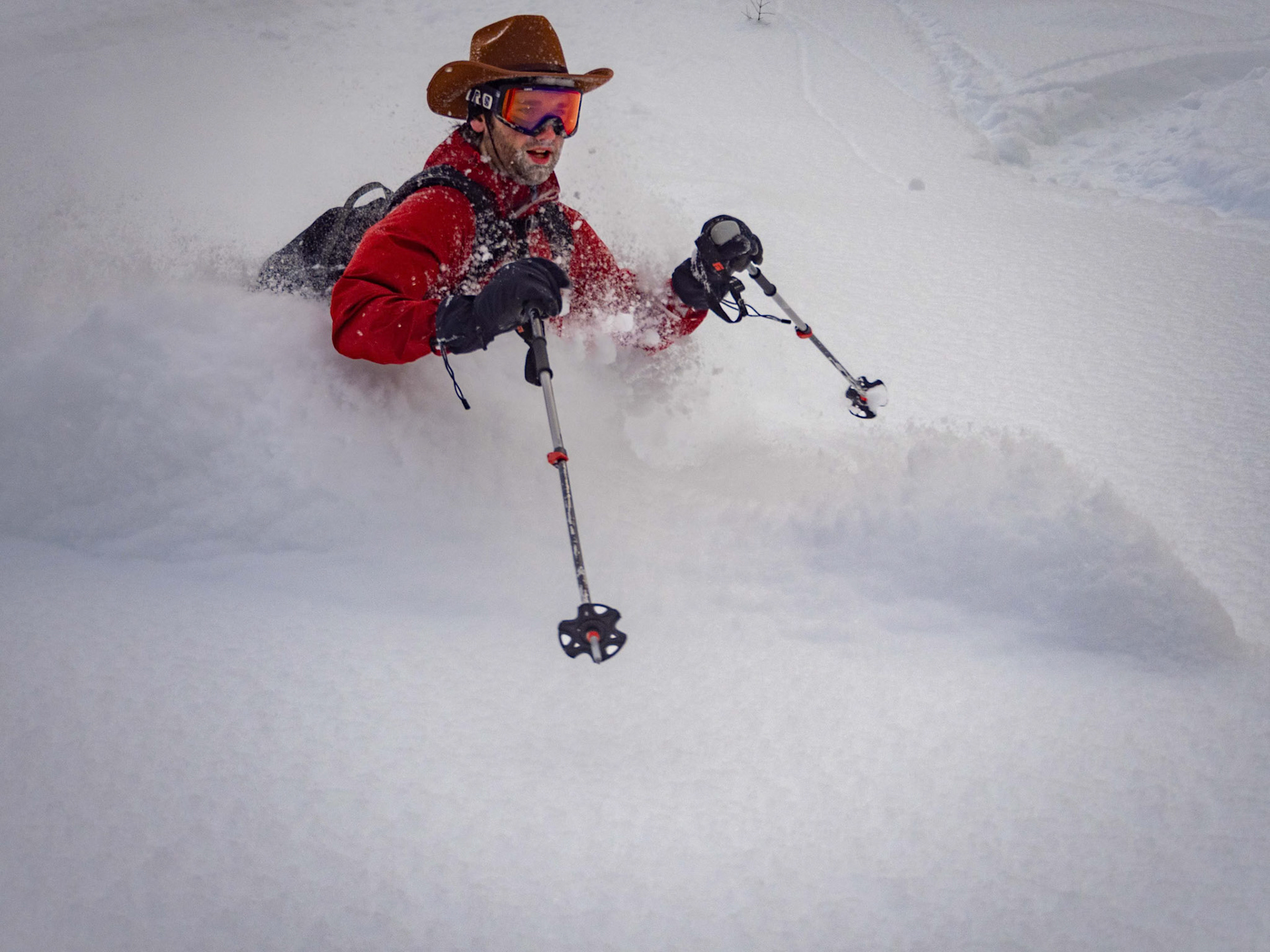 Arrowhead, WA, Like that Hat in the pow!