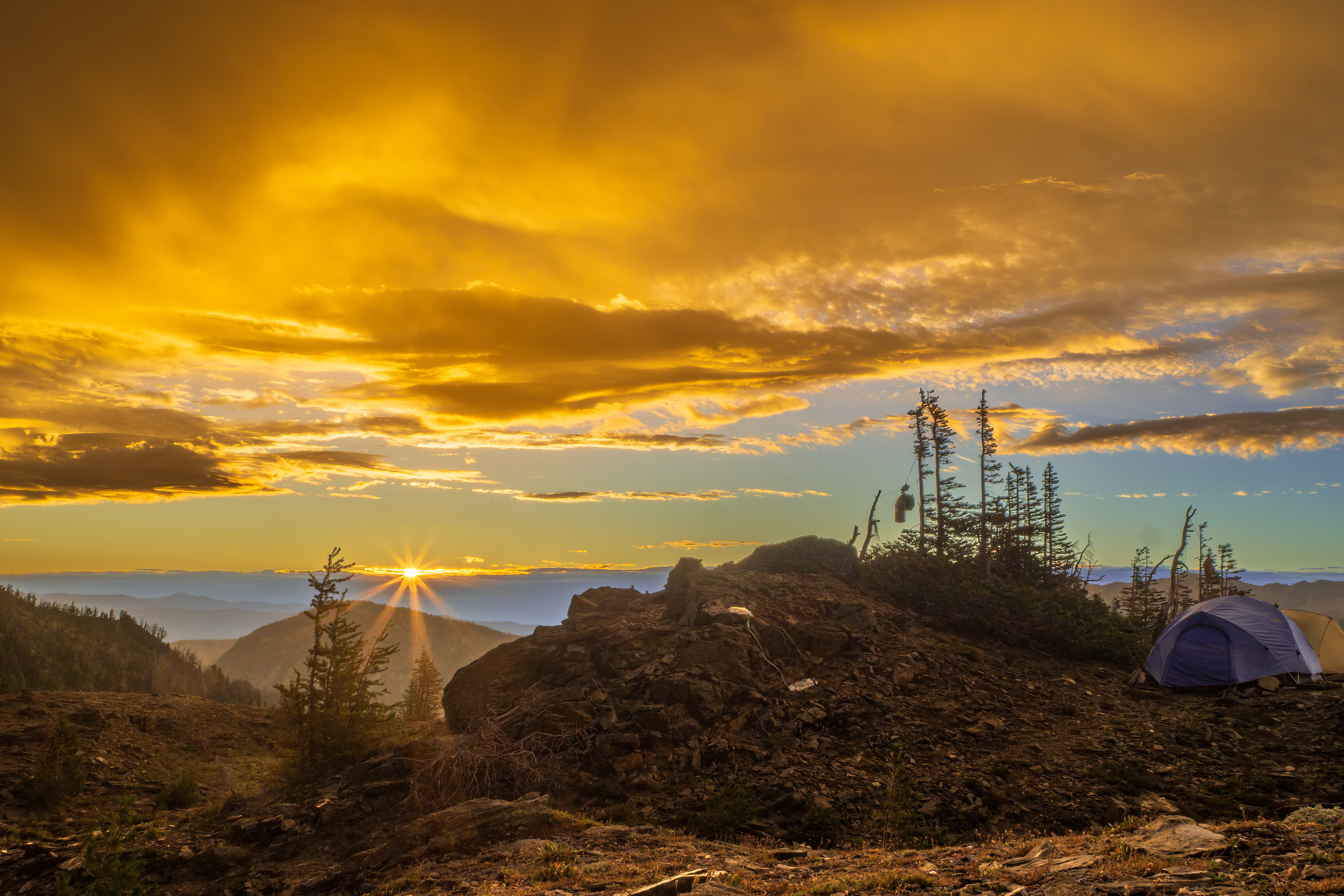 Sunrise, Alpine Lakes Wilderness, WA
