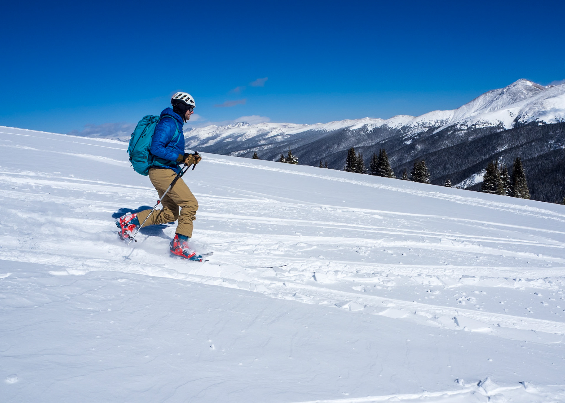 Beautiful ski day at Berthoud Pass, CO