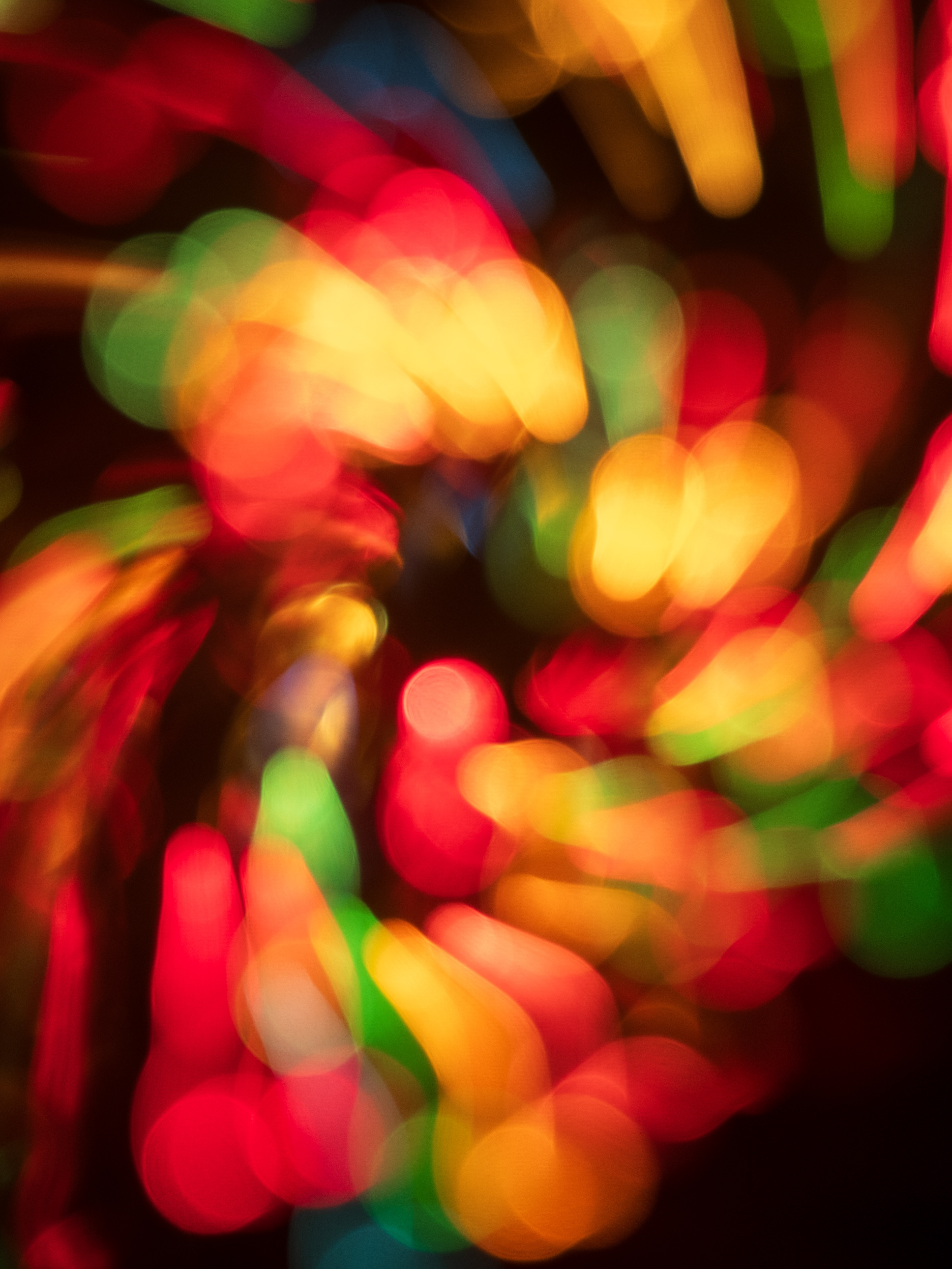 Holiday lights in color