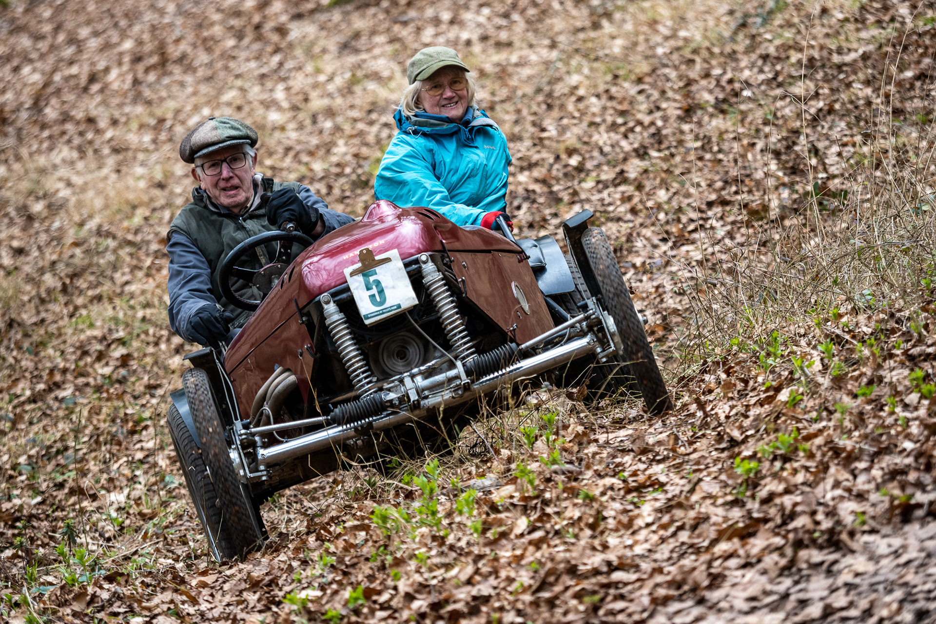The Walsingham Trial - 750MC  Sporting Trial. Near Petersfield.