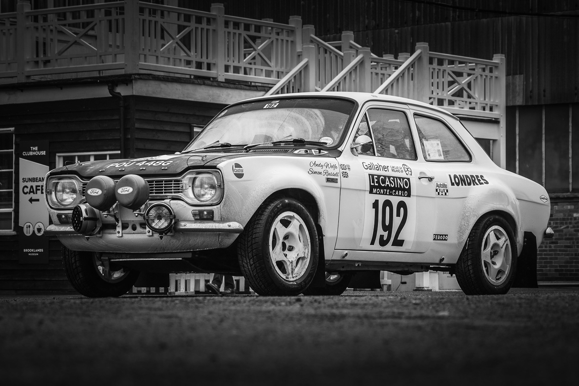 ACM Rallye Monte Carlo Historique - Brooklands Museum start