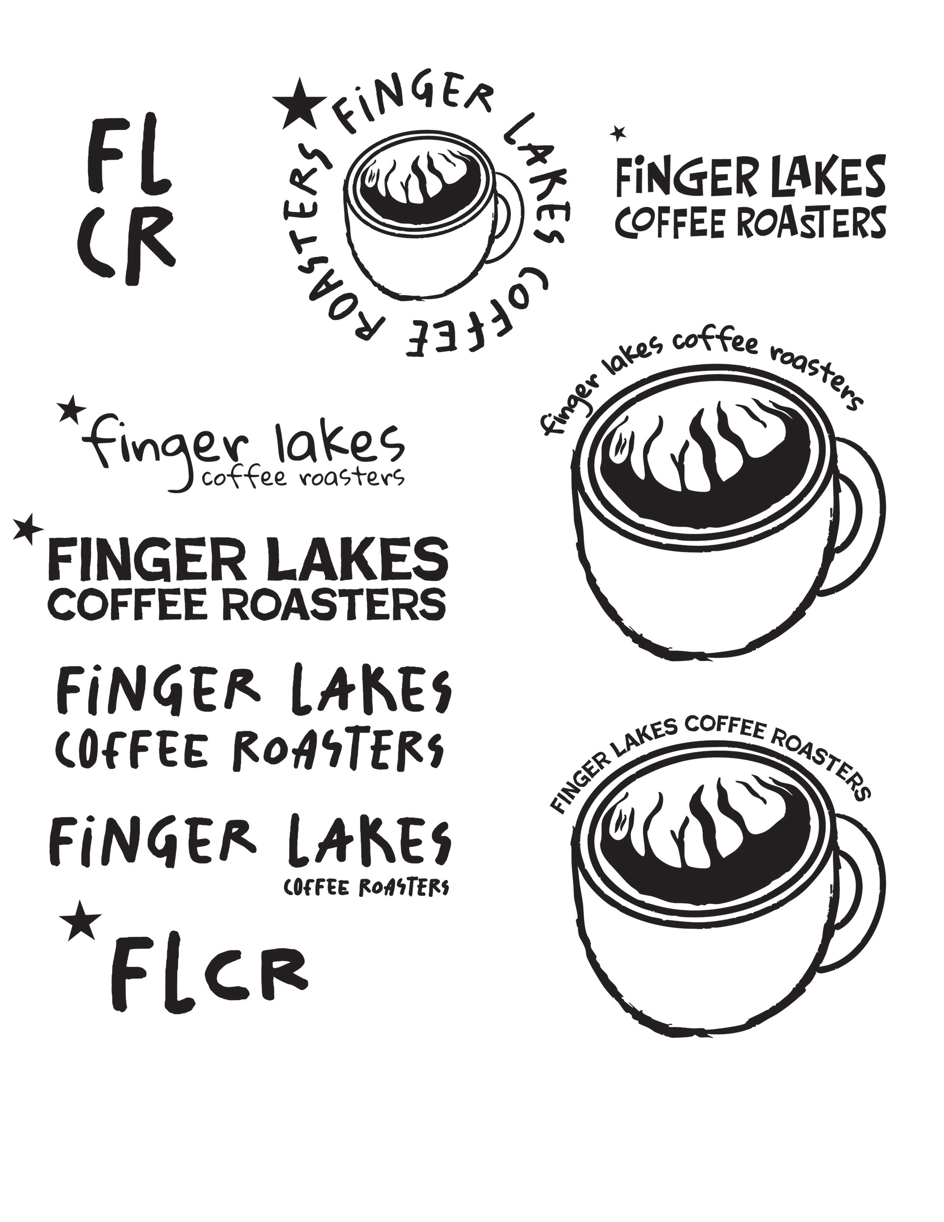 digital sketches and iterations