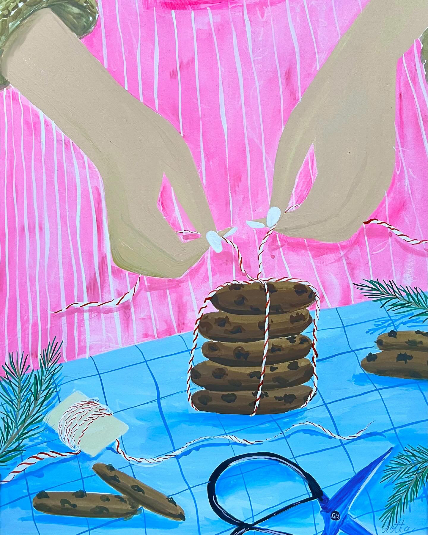 Sweet Treats, gouache 2023