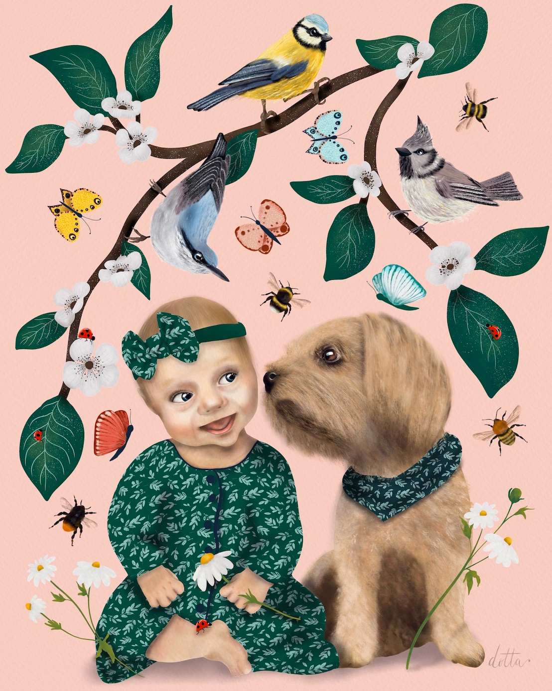 Ilustrācija "Bērnība", 2021