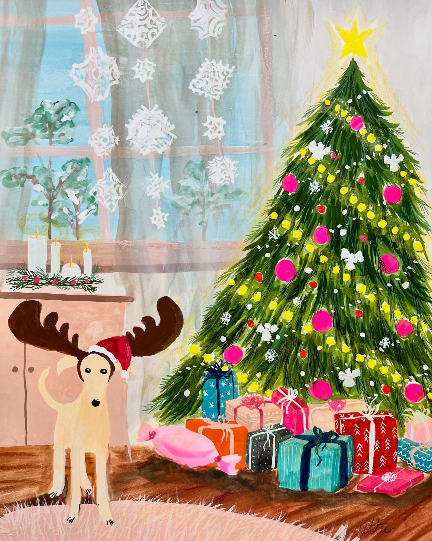 My traditions, gouache 2023