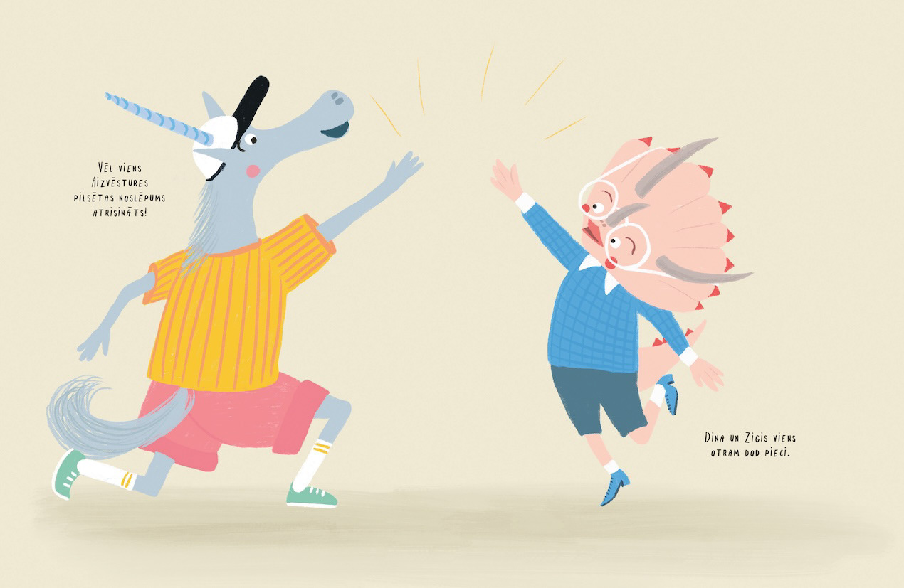 Kas par smaku? Aizvēstures pilsētas detektīvi, ilustrācija