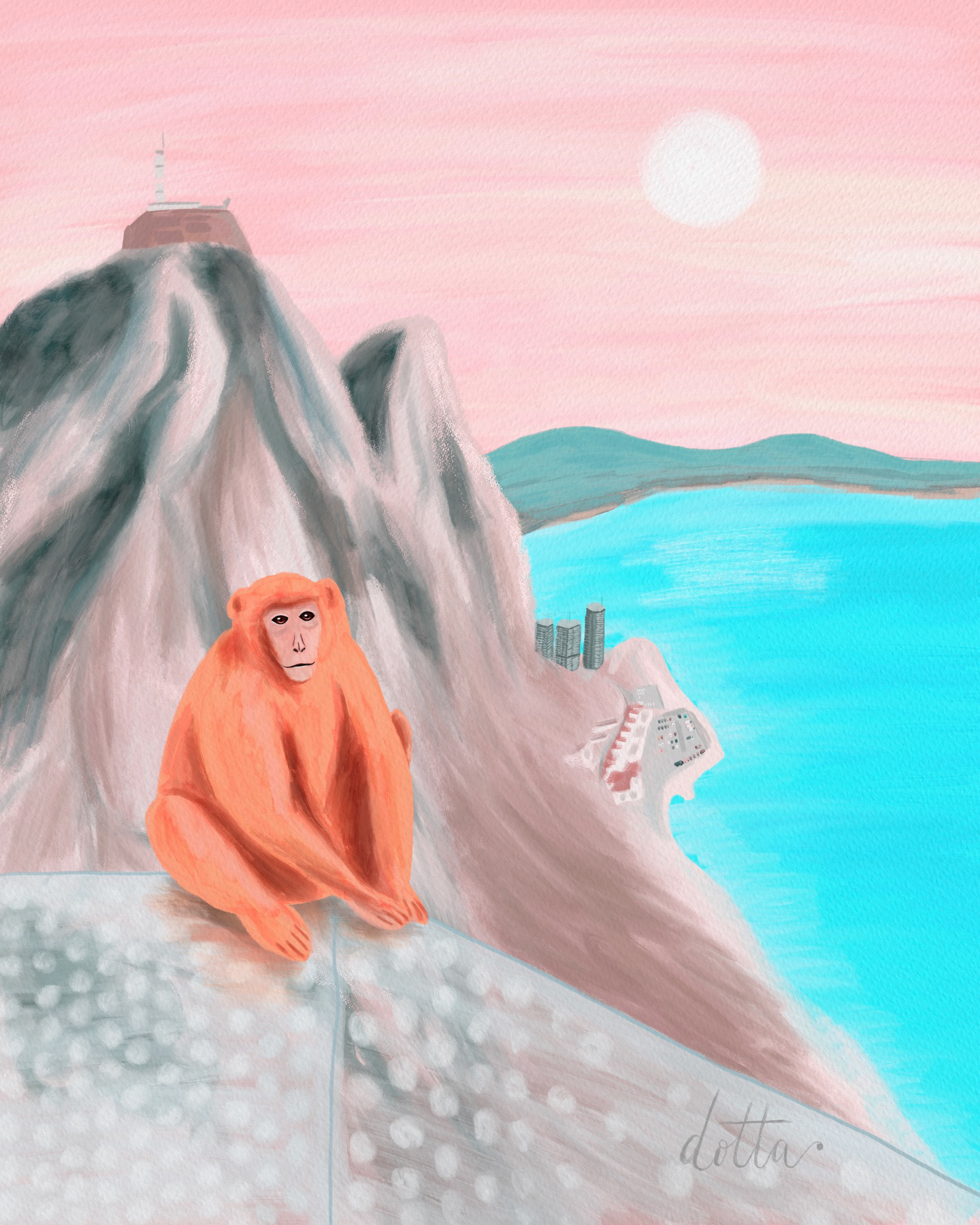 Ilustrācija "Gibraltārs", 2022