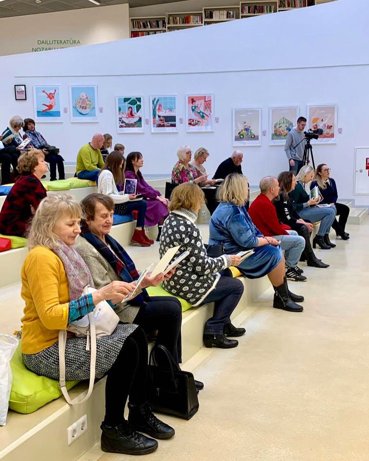 Pasākums un izstāde Pārventas bibliotēkā