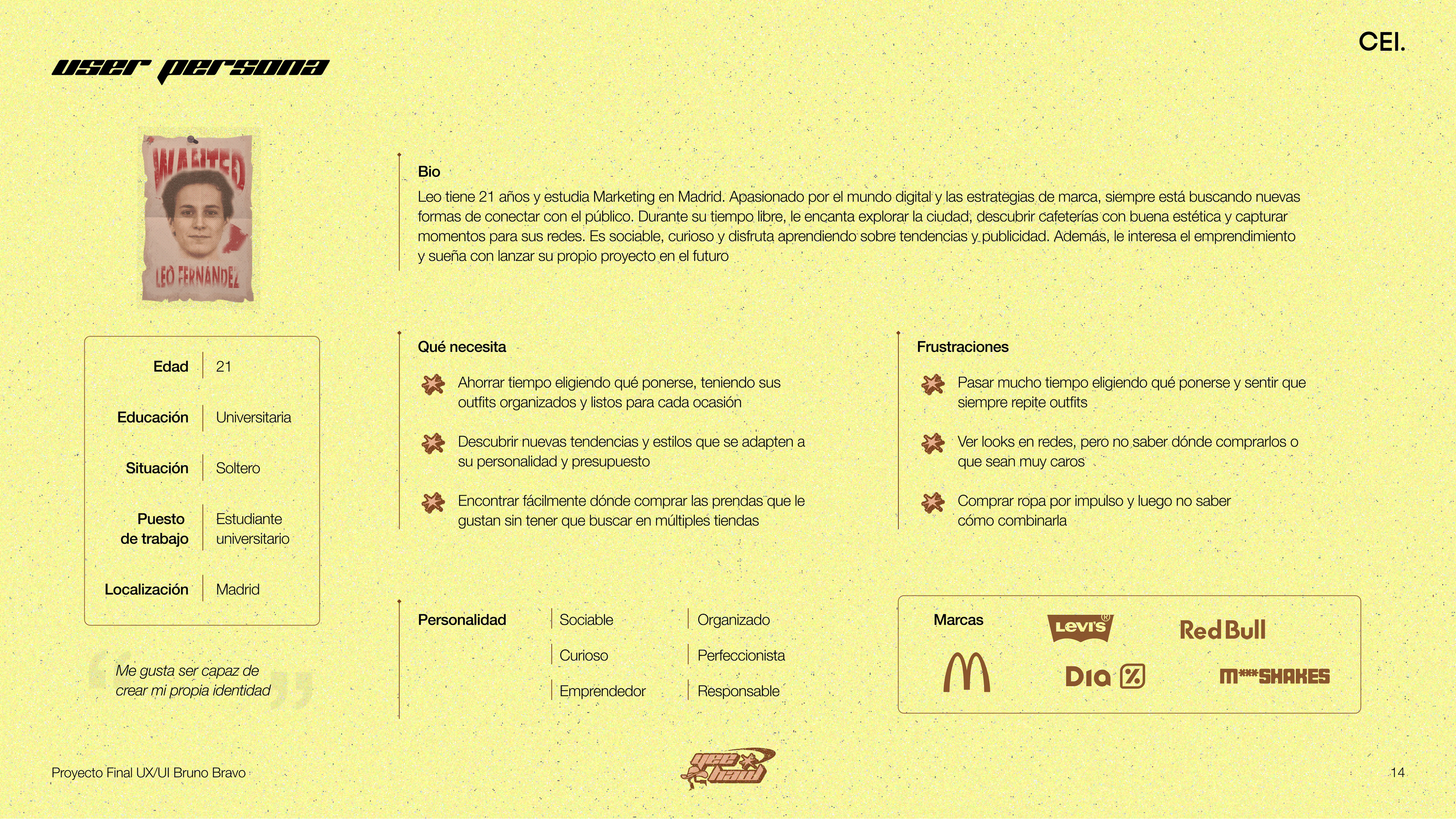 User persona
