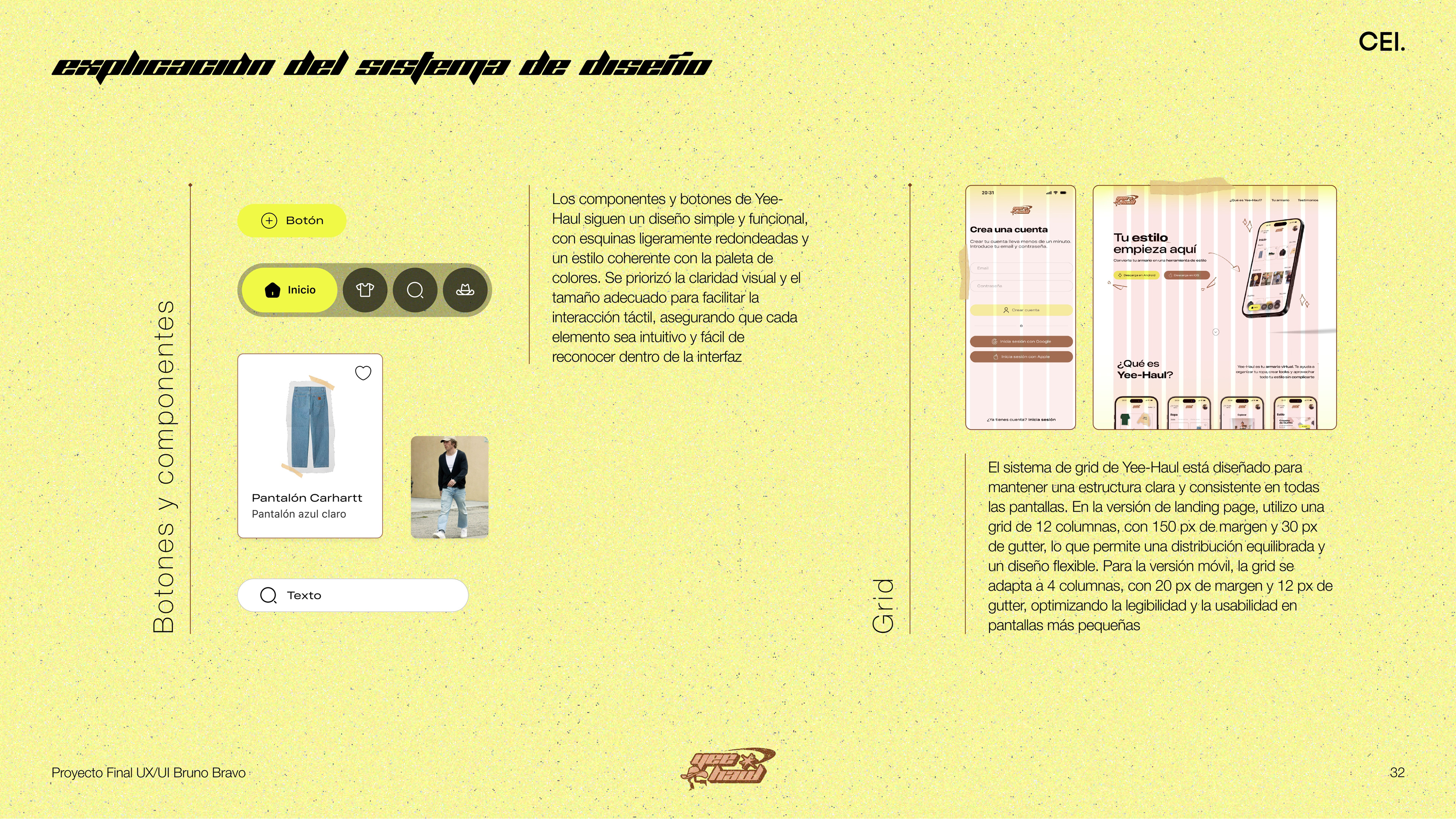 Explicación del sistema de diseño