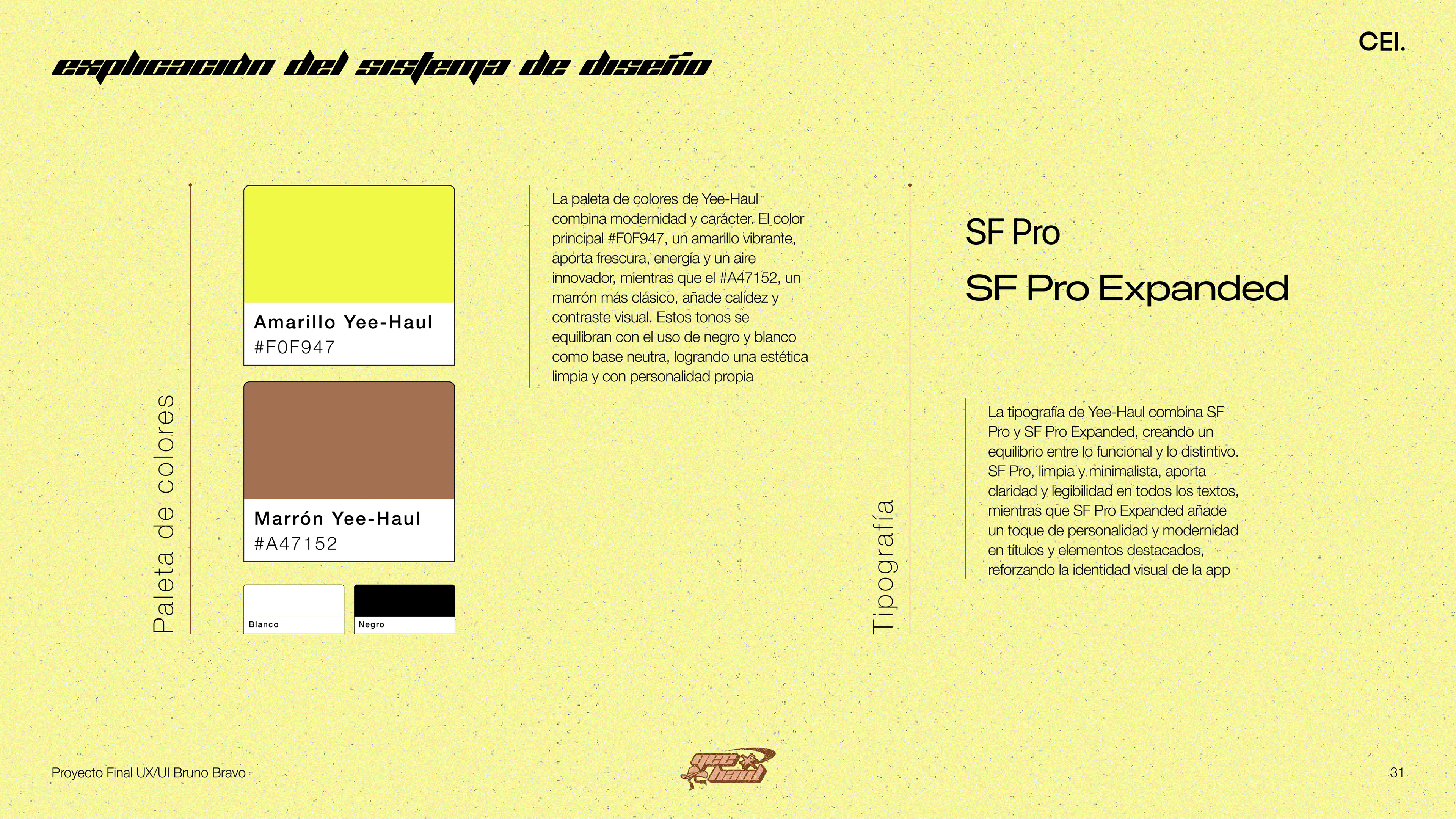 Explicación del sistema de diseño