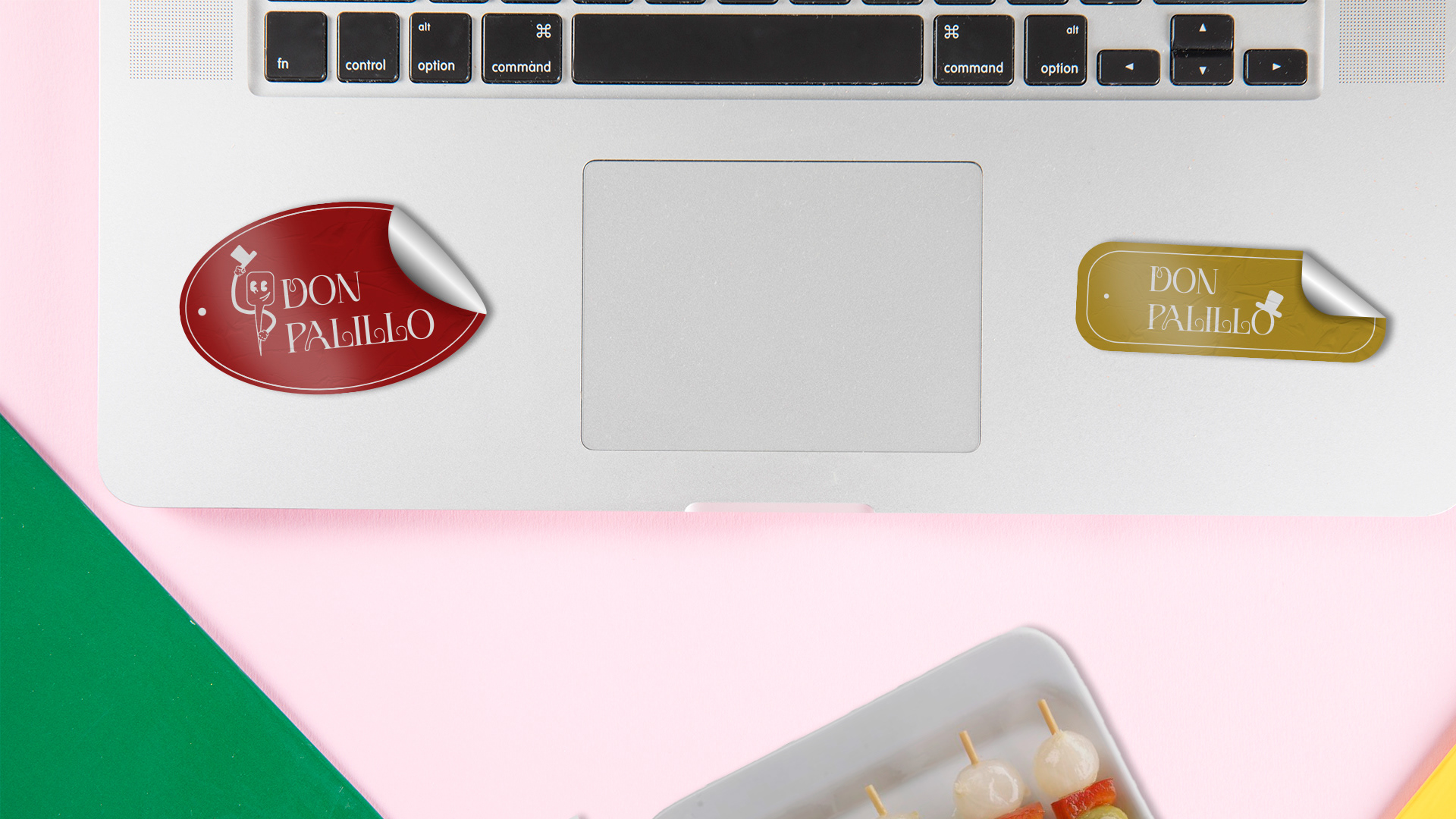 Pegatinas creadas con Illustrator y Photoshop