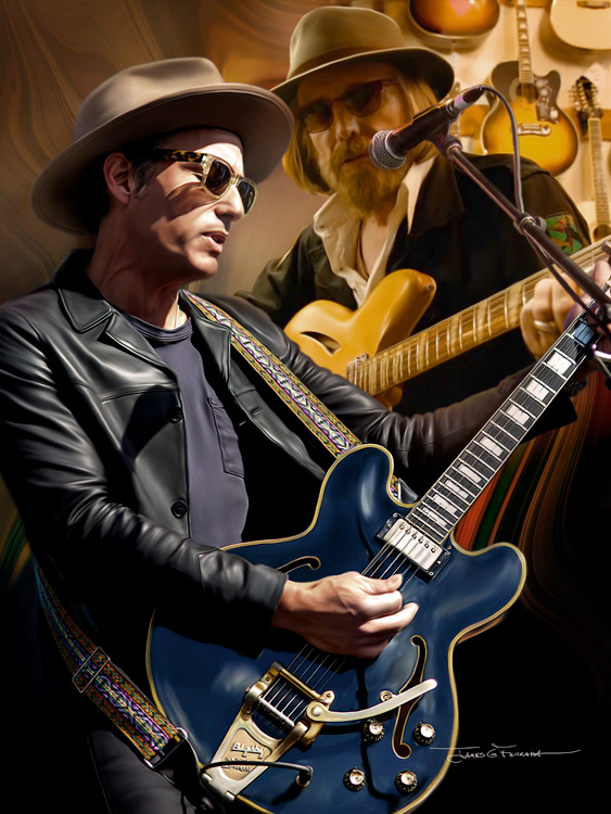 Jakob Dylan and Tom Petty