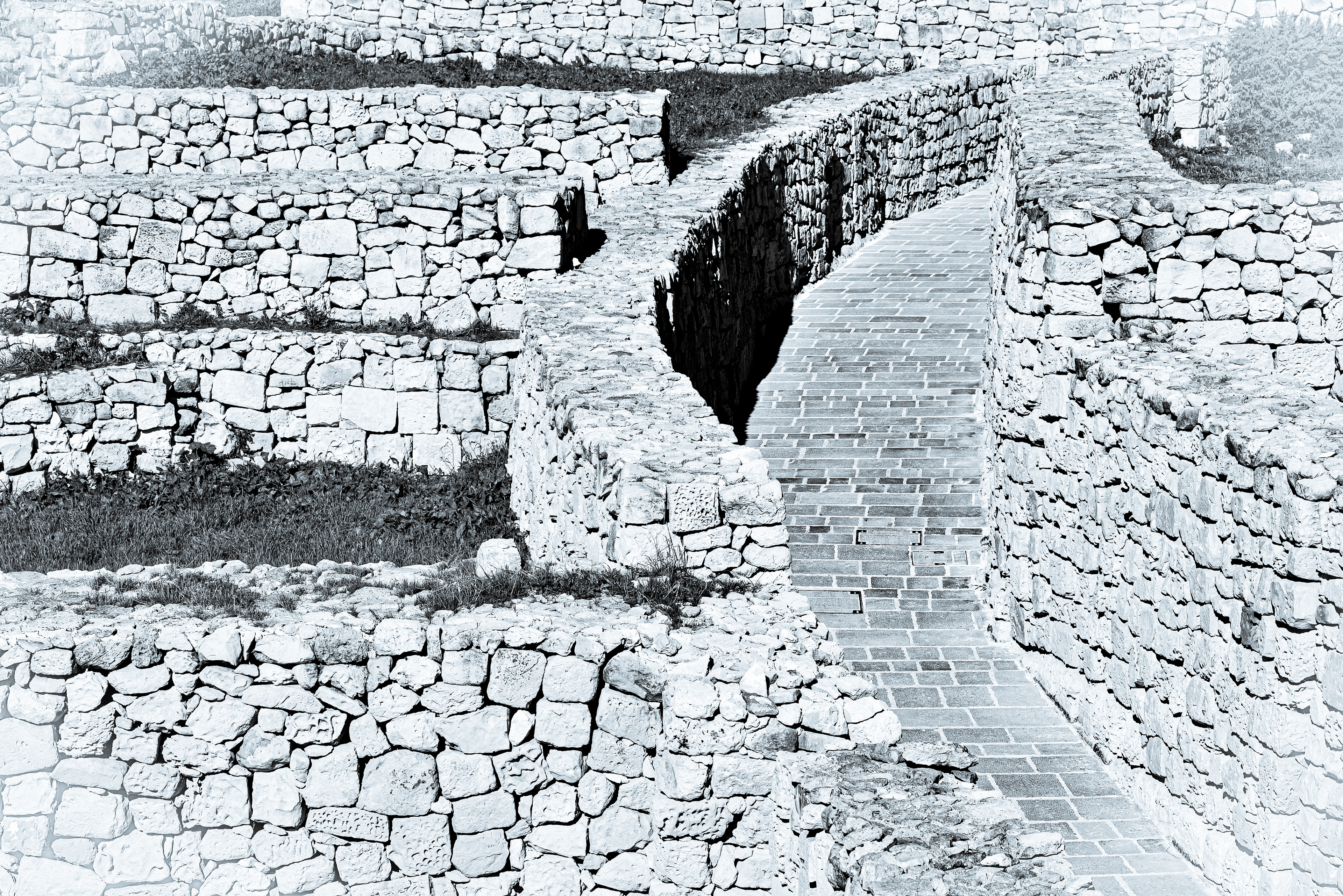 Stone walls in Malta